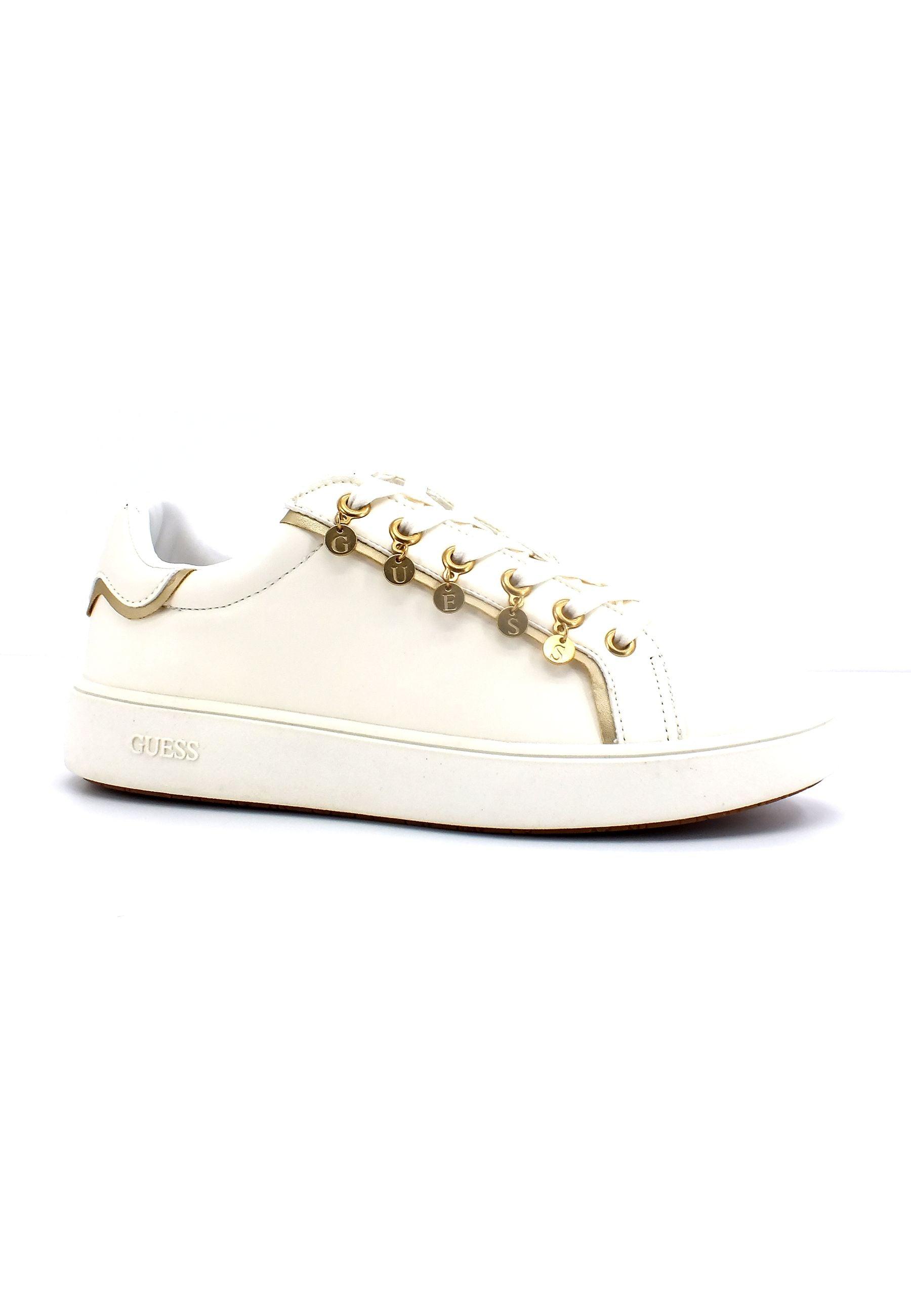 GUESS Sneaker Donna White FL5MELSMA12 - Sandrini Calzature e Abbigliamento