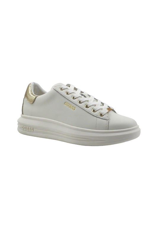 GUESS Sneaker Donna White Gold FL8VIBLEA12 - Sandrini Calzature e Abbigliamento