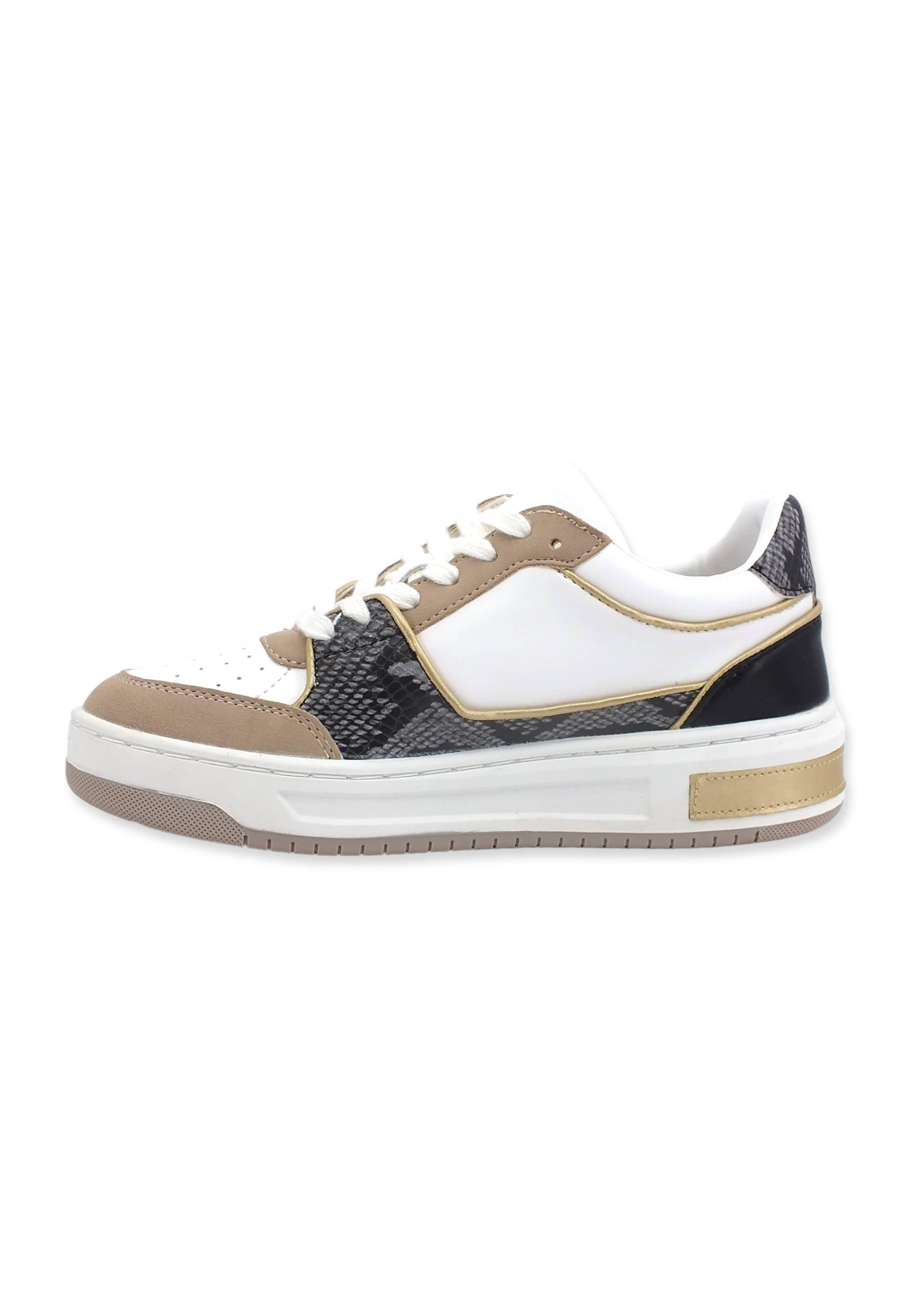 GUESS Sneaker Donna White Roccia FL8TKYSMR12 - Sandrini Calzature e Abbigliamento