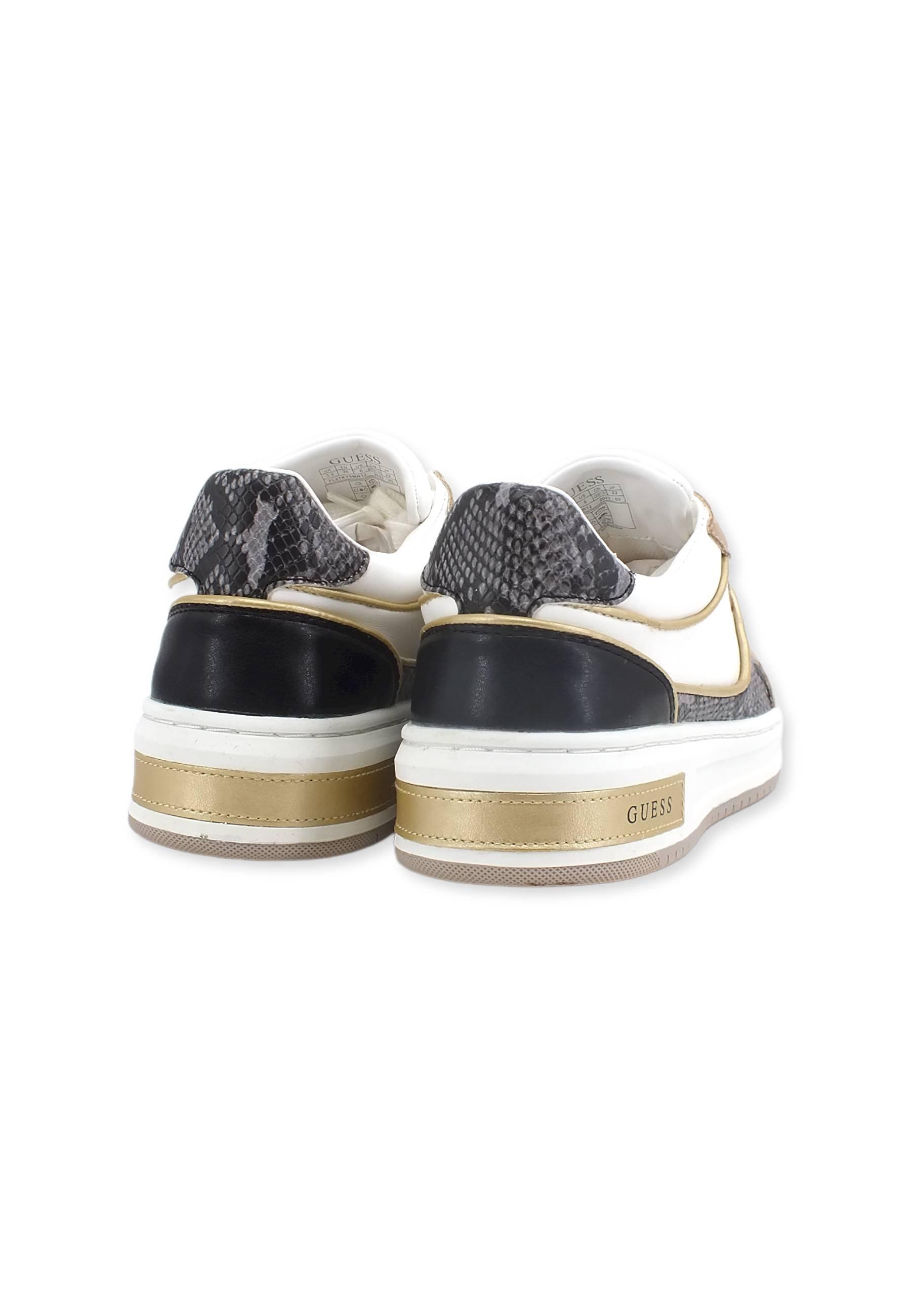 GUESS Sneaker Donna White Roccia FL8TKYSMR12 - Sandrini Calzature e Abbigliamento
