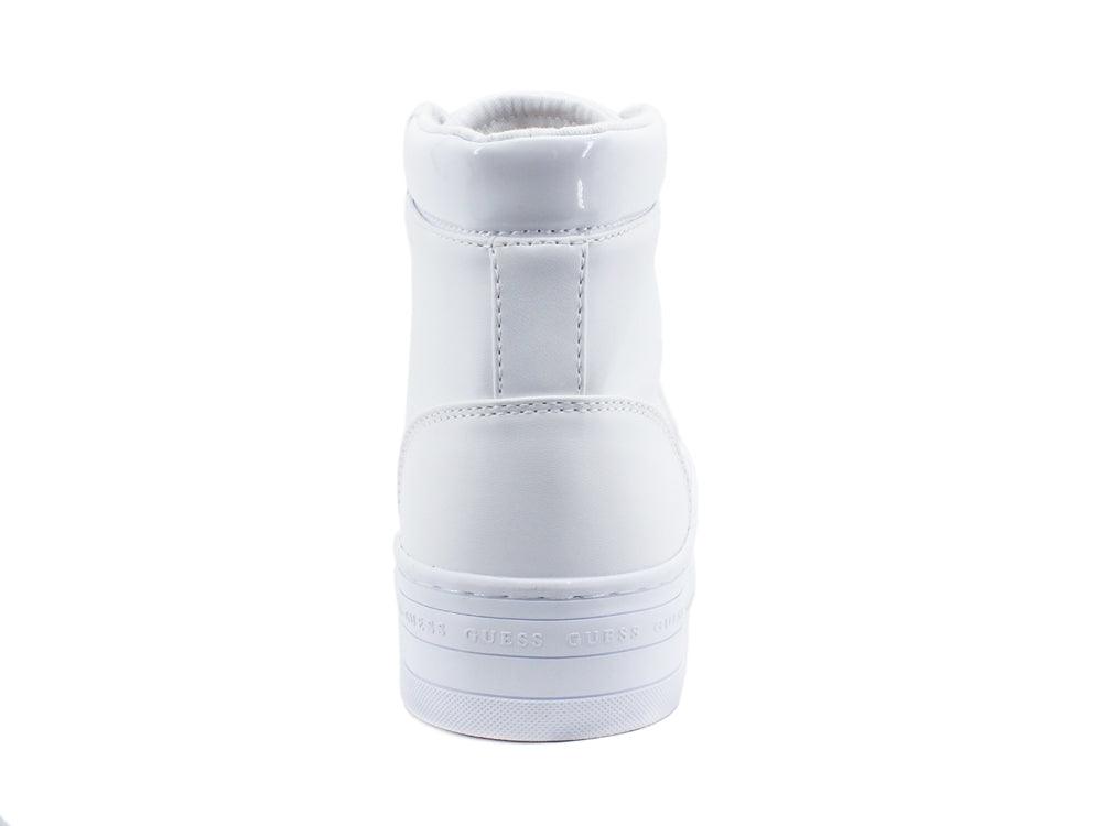 GUESS Sneaker Hi Pelle White FL5BS3ELE12 - Sandrini Calzature e Abbigliamento