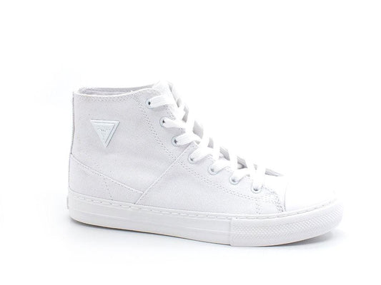 GUESS Sneaker Hi Text Logo White FL6PZEFAB12 - Sandrini Calzature e Abbigliamento