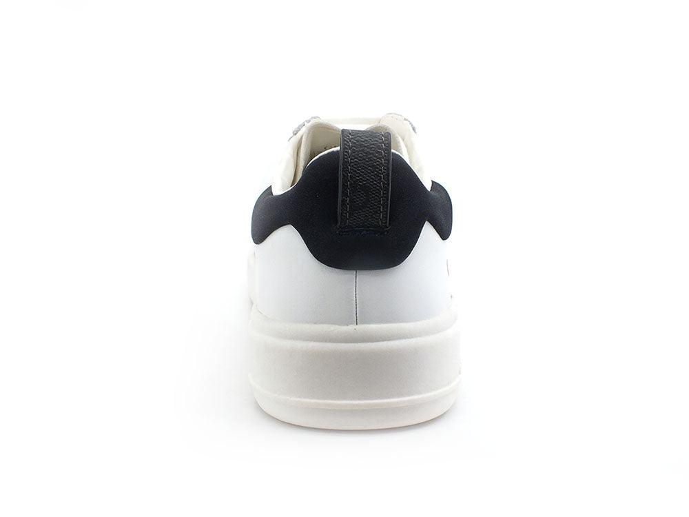 GUESS Sneaker Leather Tricolor White Blue Red FM6VERLEA12 - Sandrini Calzature e Abbigliamento