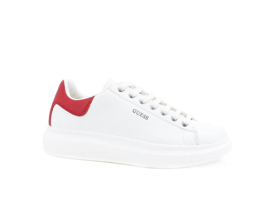 GUESS Sneaker Logo Retro White Red FM5SLRLEA12 - Sandrini Calzature e Abbigliamento