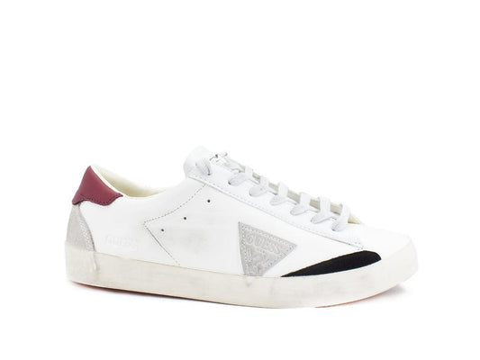 GUESS Sneaker Pelle Logo Suede White Russet FMLOD8LEA12 - Sandrini Calzature e Abbigliamento