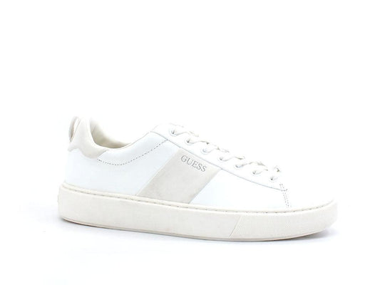 GUESS Sneaker Pelle Uomo Logo White FM5VICLEA12 - Sandrini Calzature e Abbigliamento