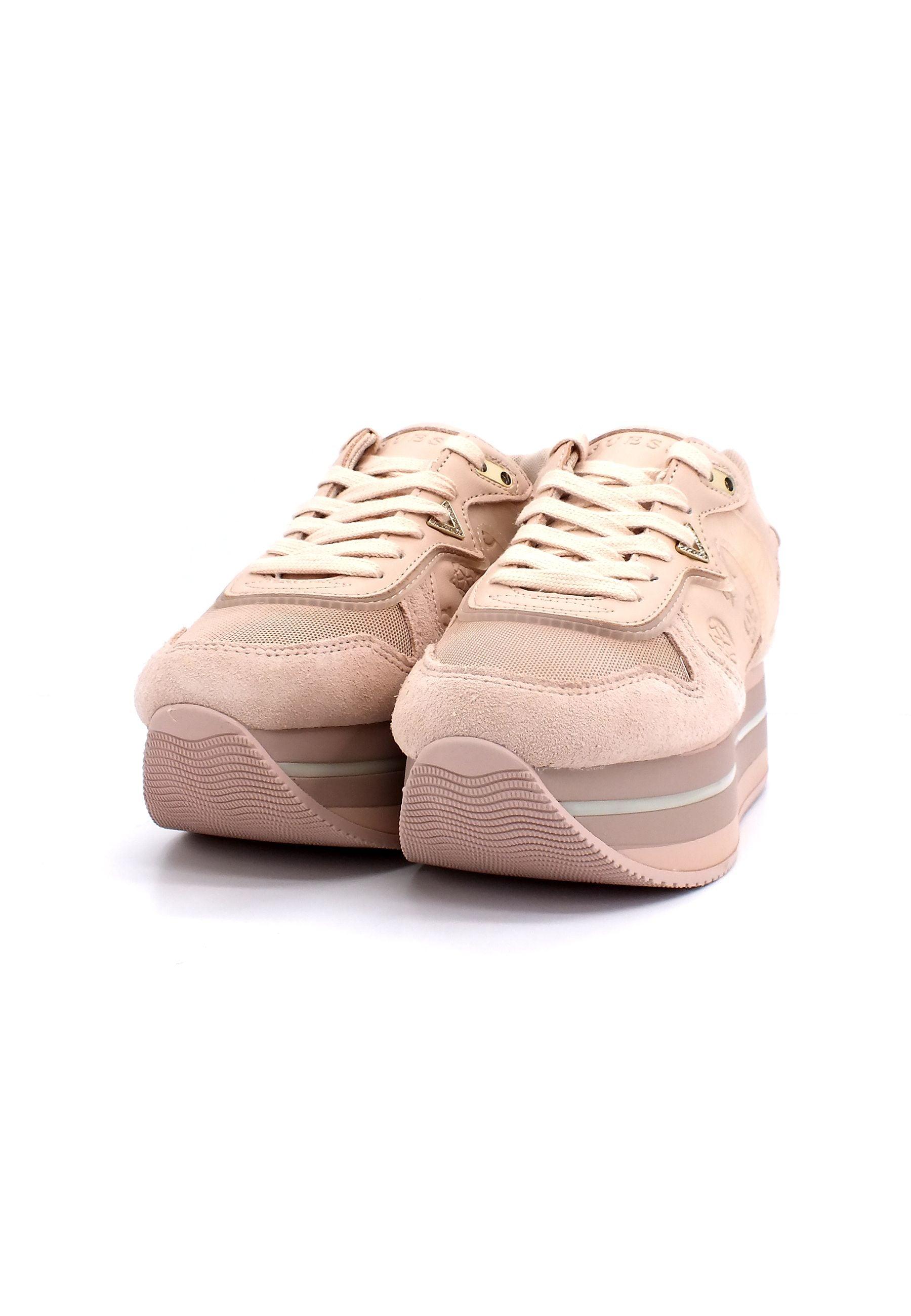 GUESS Sneaker Platform Loghi Donna Rosa Blush FL5HN3SML12 - Sandrini Calzature e Abbigliamento