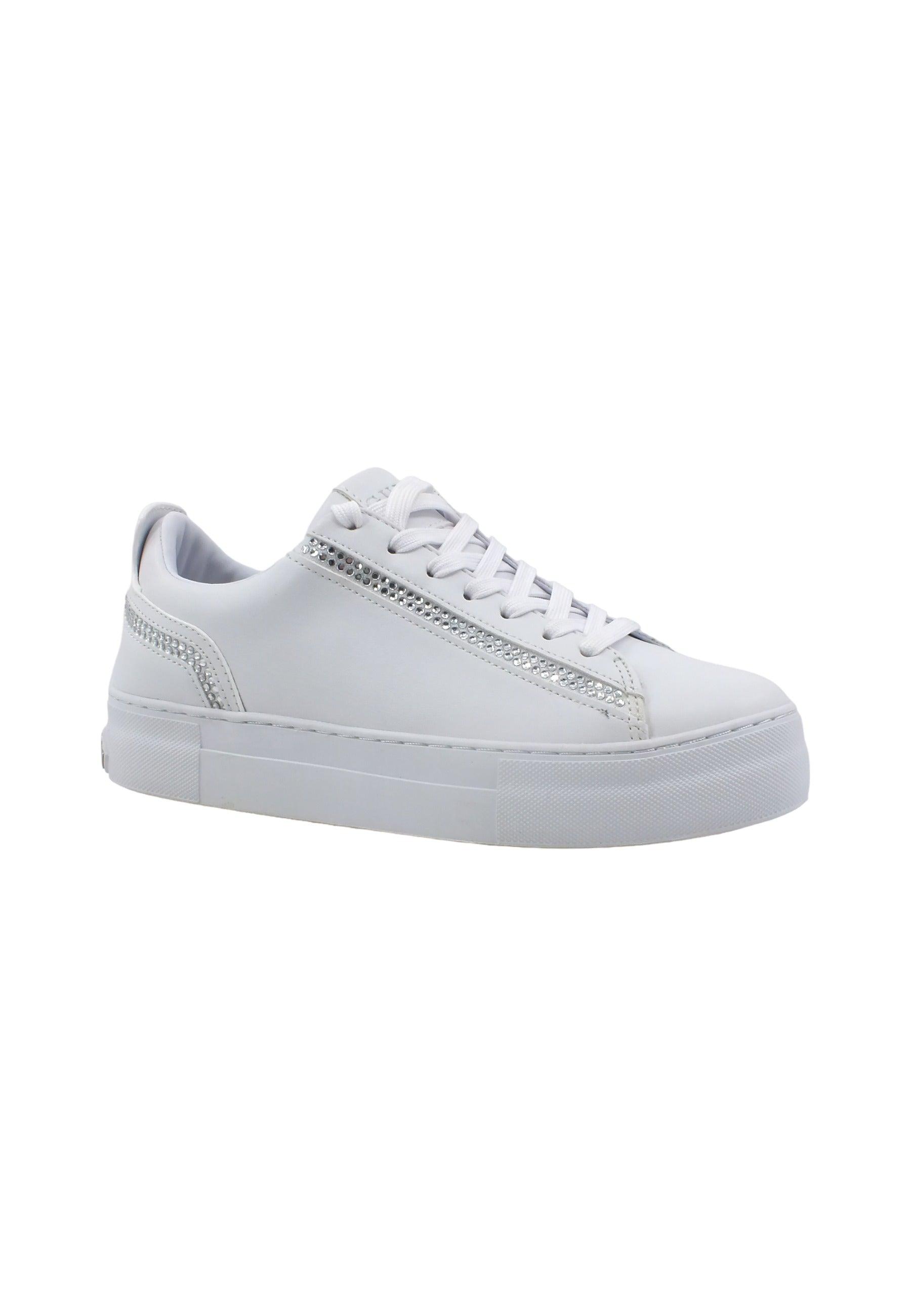 GUESS Sneaker Strass Donna White FL7G2NELE12 - Sandrini Calzature e Abbigliamento