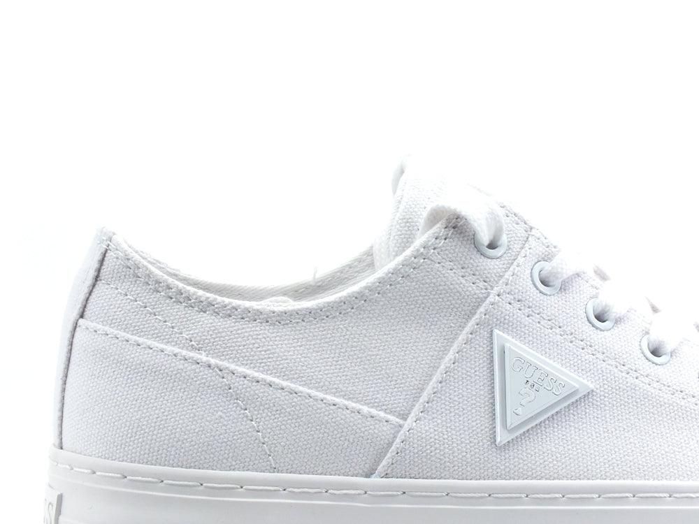 GUESS Sneaker Tessuto Logo White FL6PNZFAB12 - Sandrini Calzature e Abbigliamento
