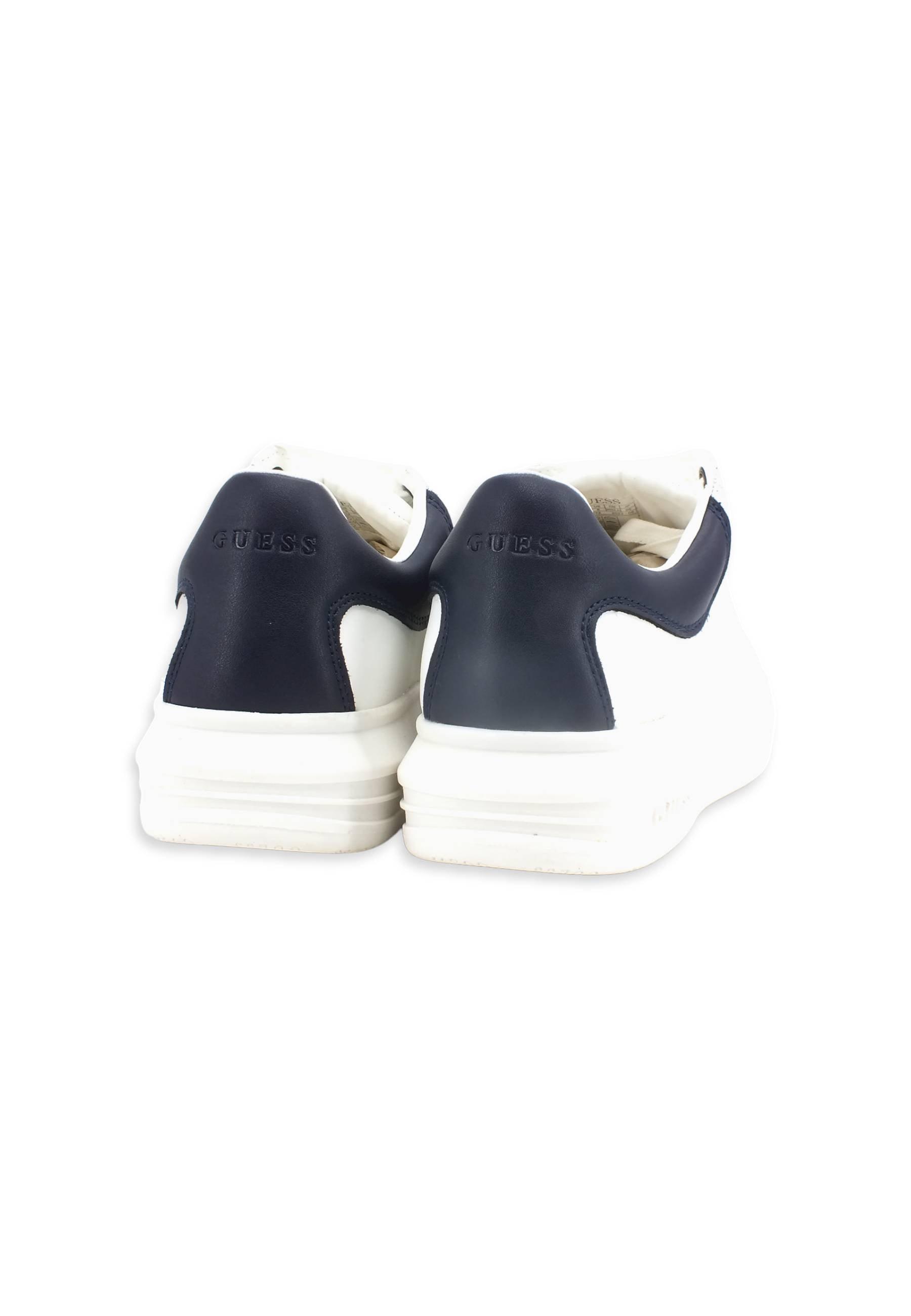 GUESS Sneaker Uomo White Blue FM5VIBELE12 - Sandrini Calzature e Abbigliamento