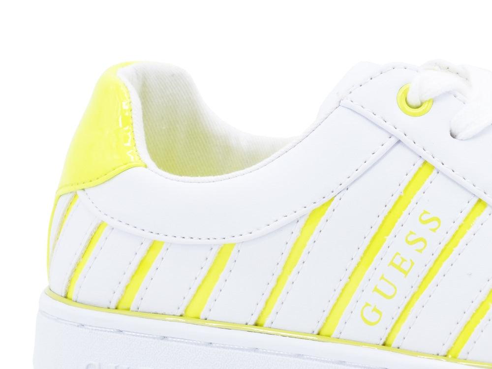 GUESS Sneaker White Yellow FL5BOLELE12 - Sandrini Calzature e Abbigliamento