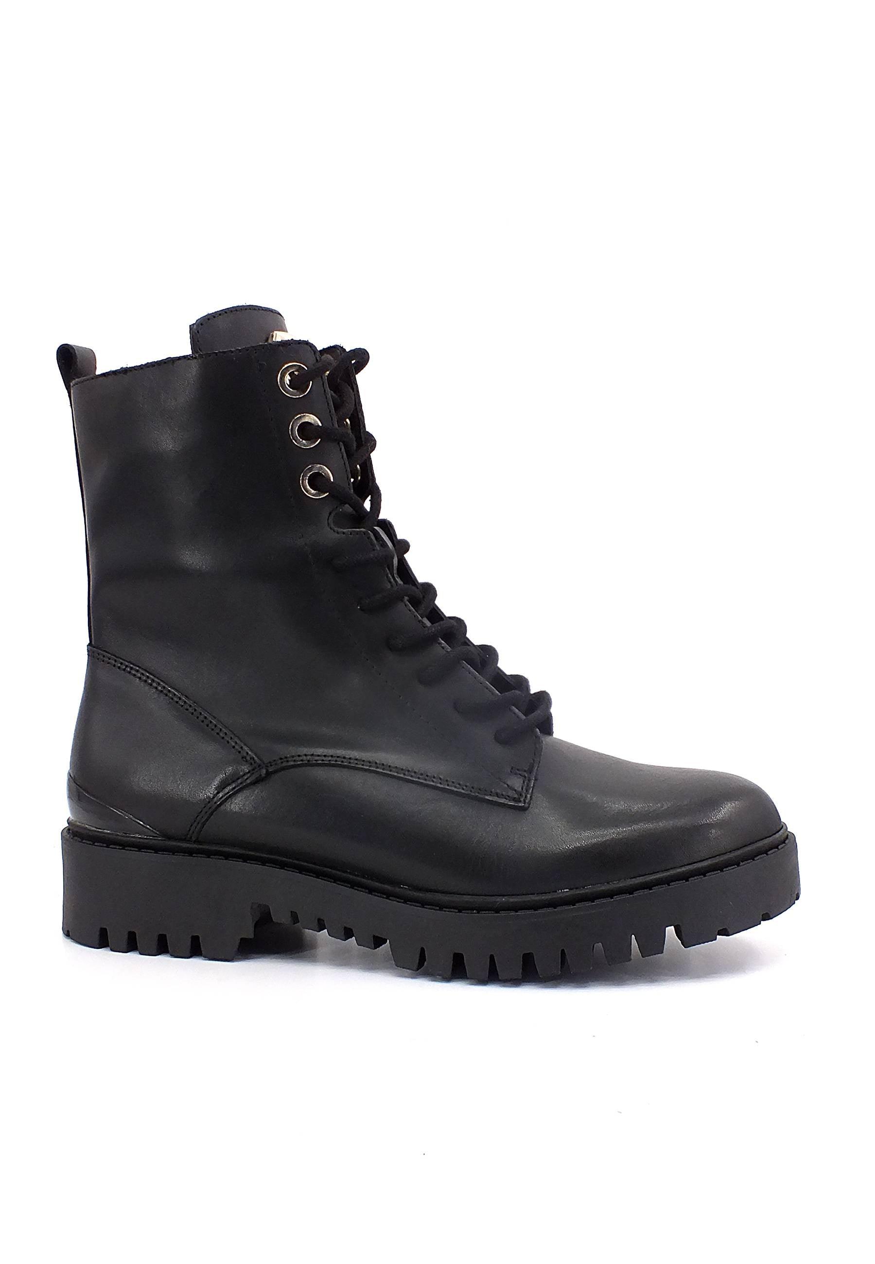 GUESS Stivaletto Anfibio Donna Black FL7OLOLEA10 - Sandrini Calzature e Abbigliamento