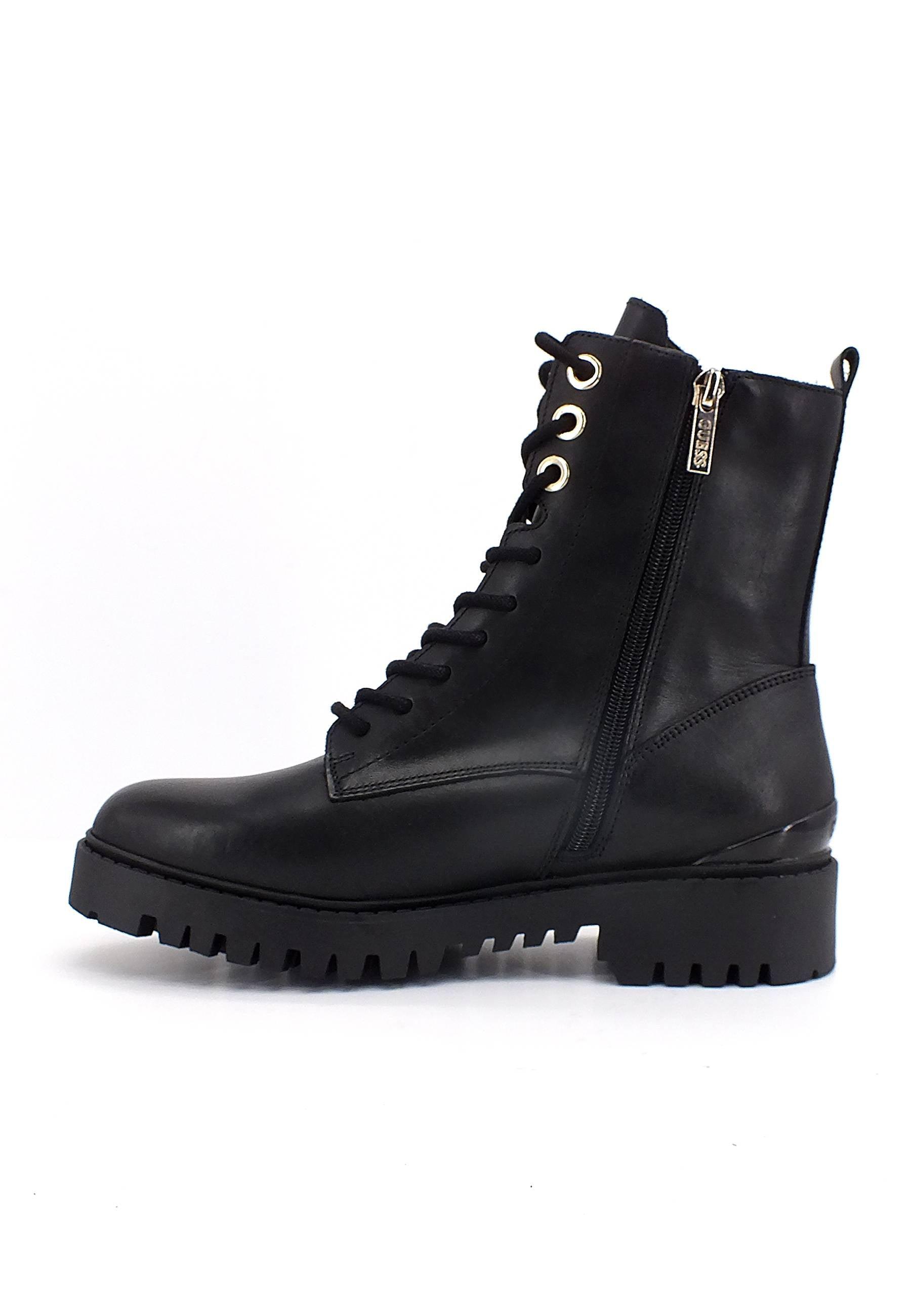 GUESS Stivaletto Anfibio Donna Black FL7OLOLEA10 - Sandrini Calzature e Abbigliamento