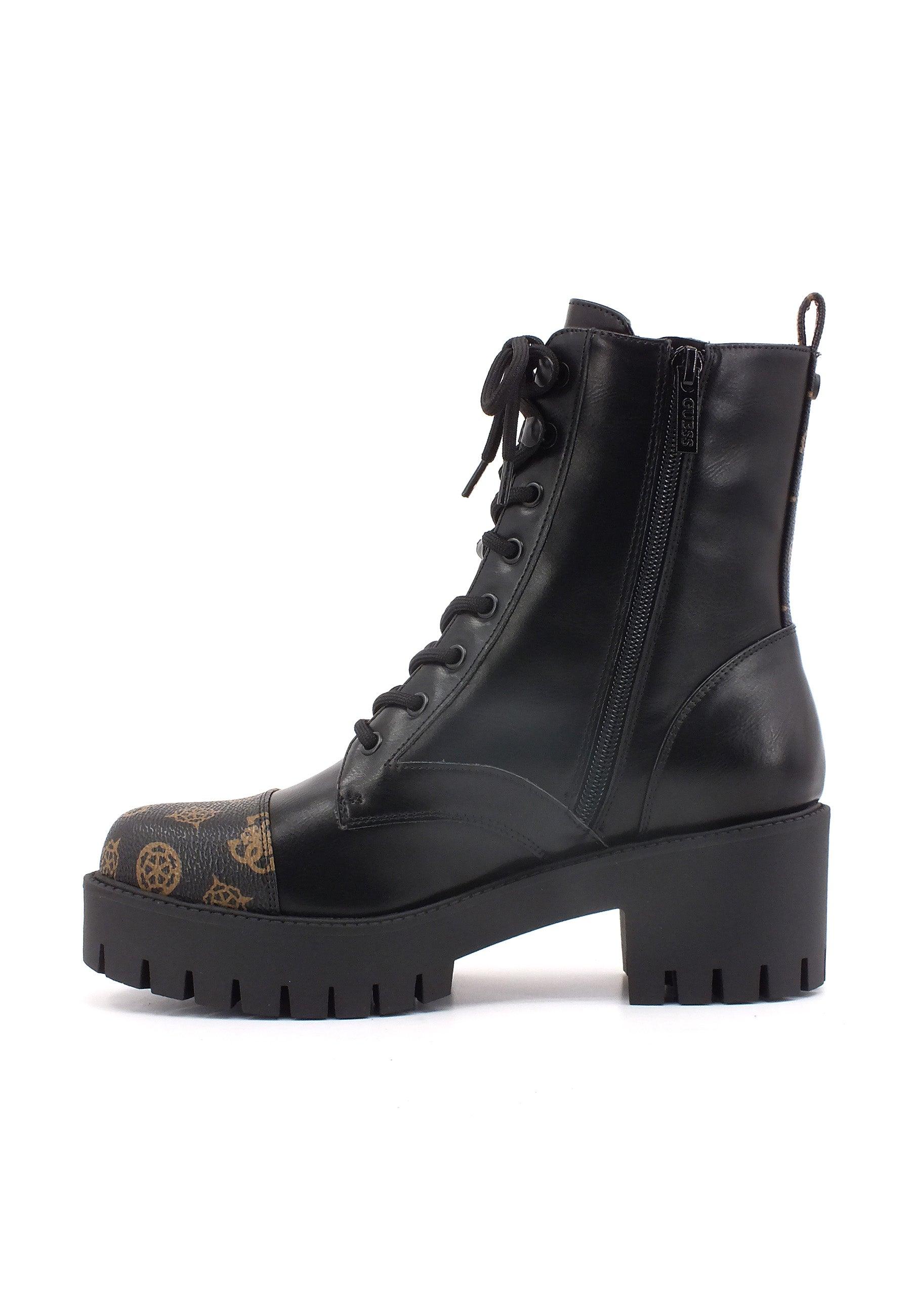 GUESS Stivaletto Anfibio Donna Black FL8WAPELE10 - Sandrini Calzature e Abbigliamento