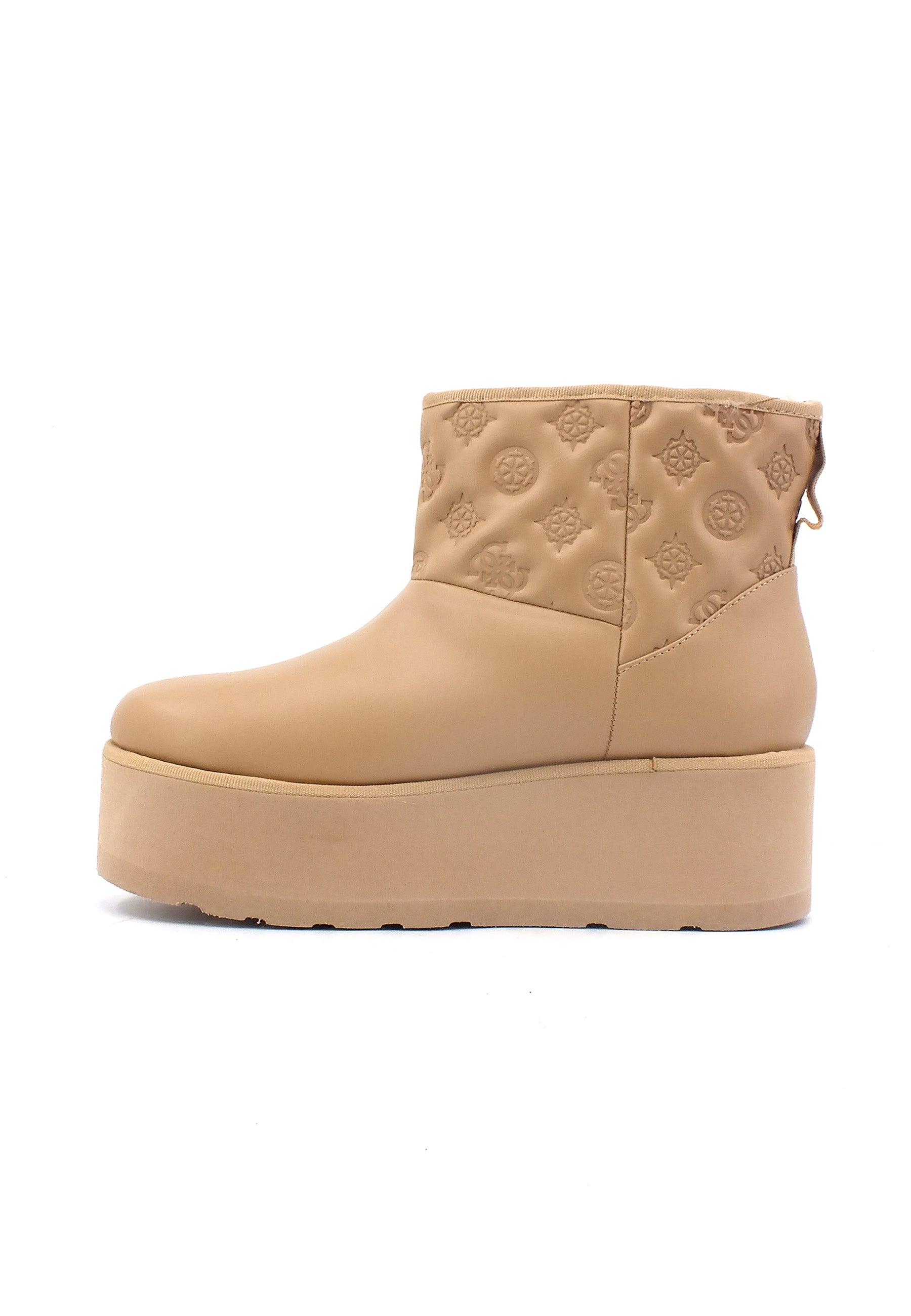 GUESS Stivaletto Pelo Donna Camel Beige FL8JIAELE10 - Sandrini Calzature e Abbigliamento