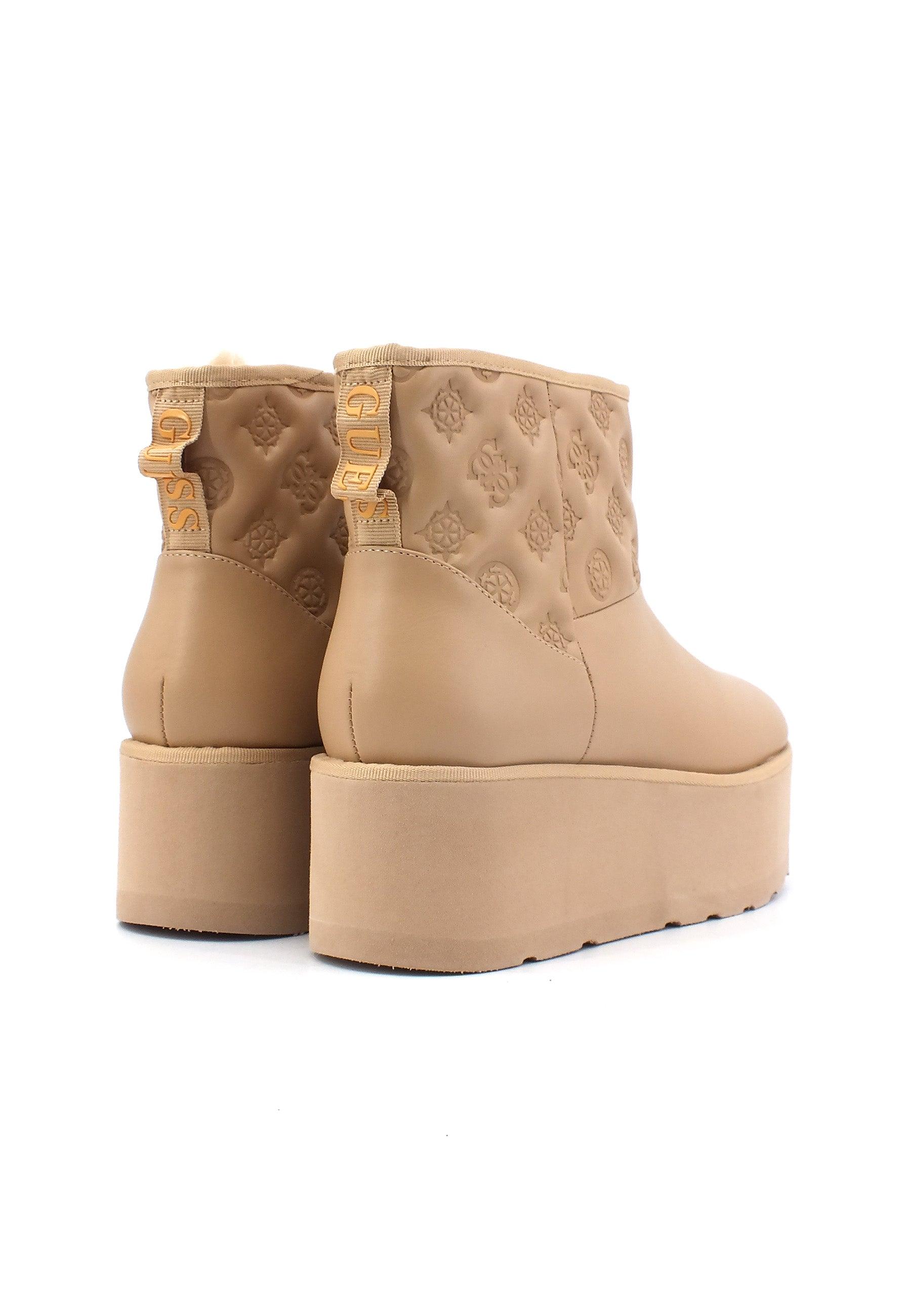 GUESS Stivaletto Pelo Donna Camel Beige FL8JIAELE10 - Sandrini Calzature e Abbigliamento