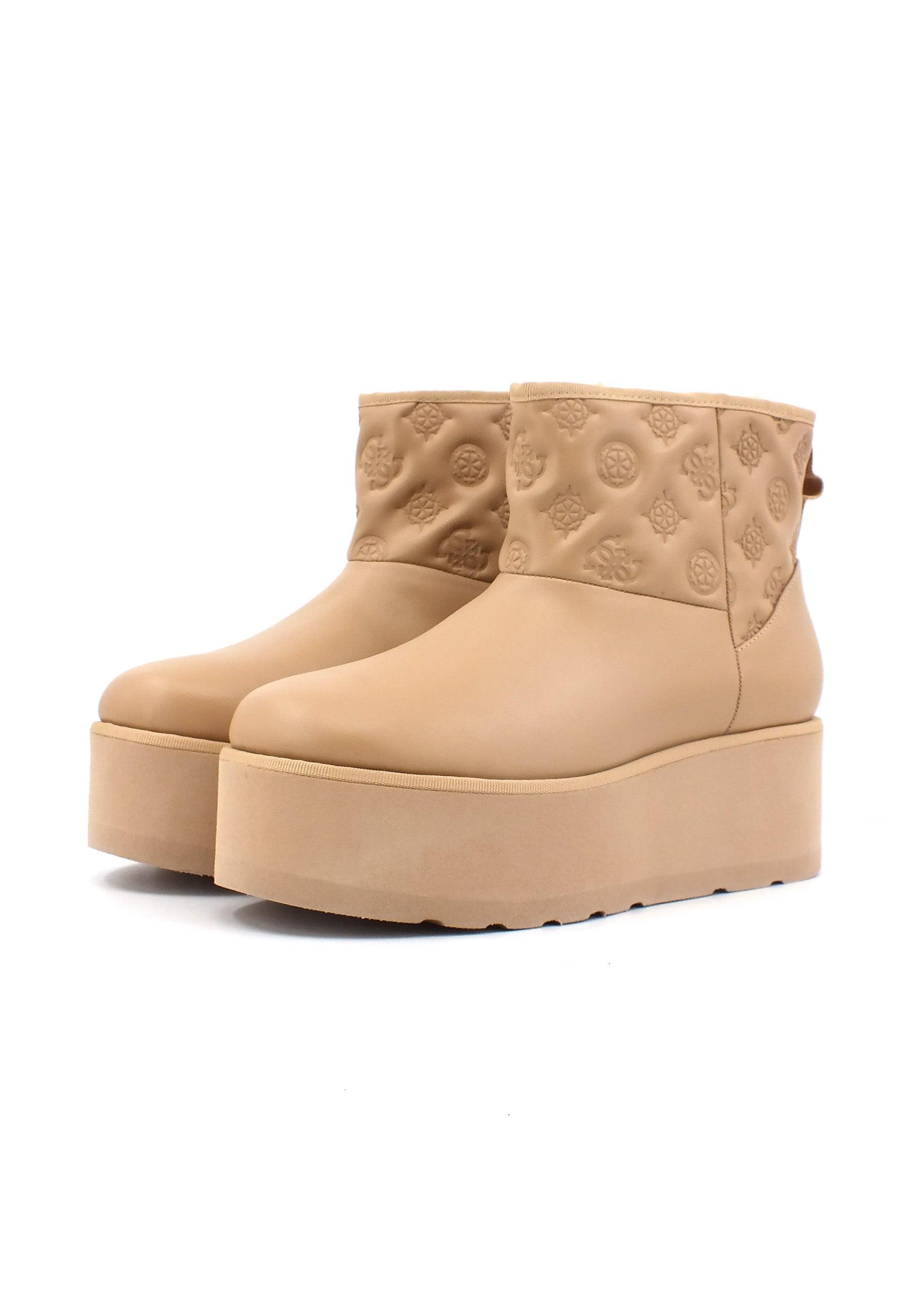 GUESS Stivaletto Pelo Donna Camel Beige FL8JIAELE10 - Sandrini Calzature e Abbigliamento