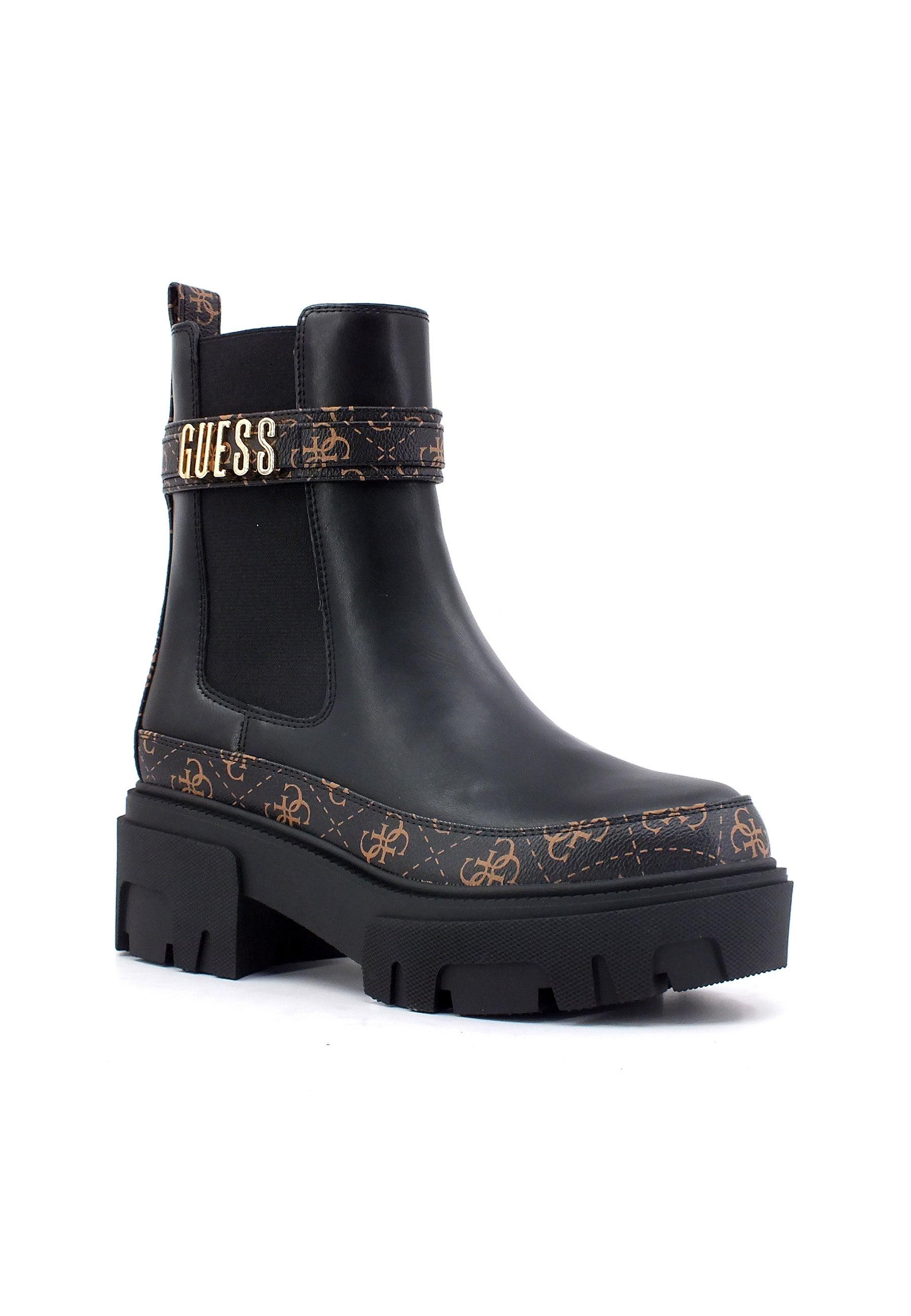 GUESS Stivaletto Polacco Donna Brown Ocra FL8YEAFAL10 - Sandrini Calzature e Abbigliamento