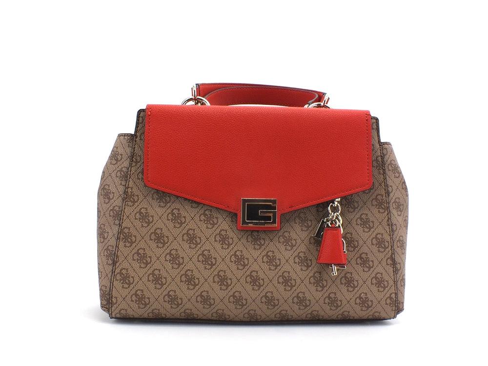 GUESS Valy Satchel Borsa Bicolor - Sandrini Calzature e Abbigliamento