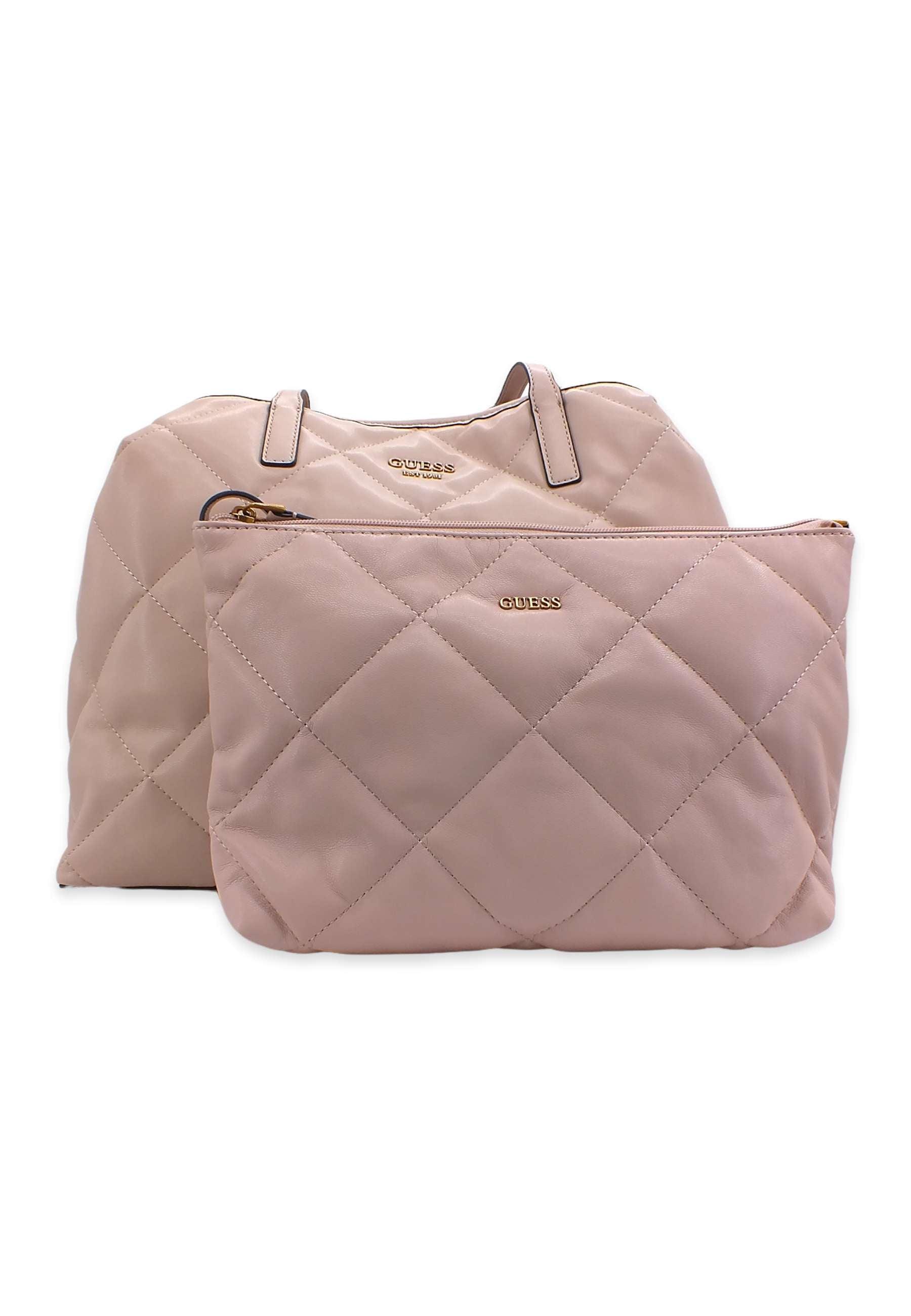 GUESS Vikky Borsa Con Pochette Rosa Nude QQ699524 - Sandrini Calzature e Abbigliamento