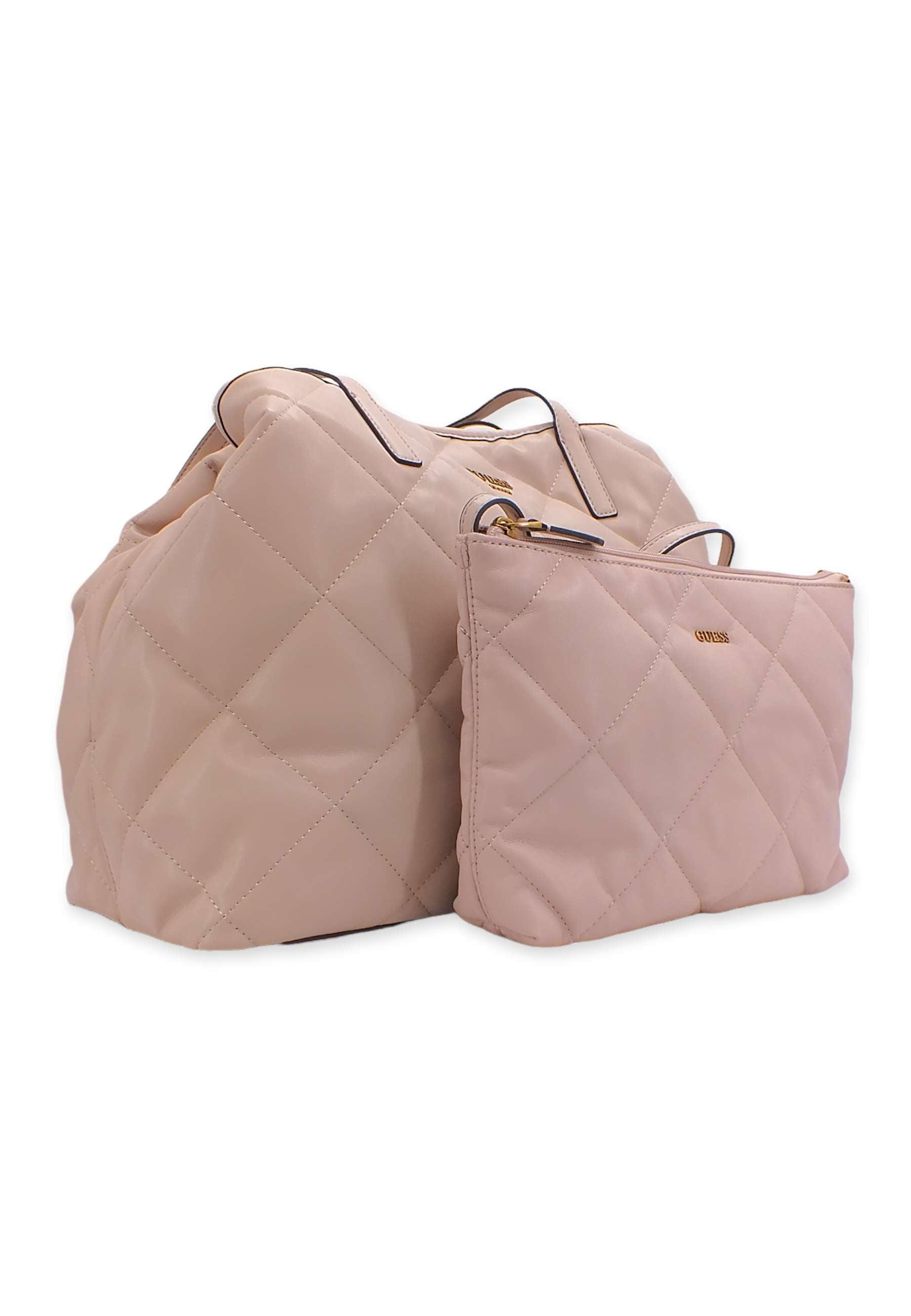 GUESS Vikky Borsa Con Pochette Rosa Nude QQ699524 - Sandrini Calzature e Abbigliamento