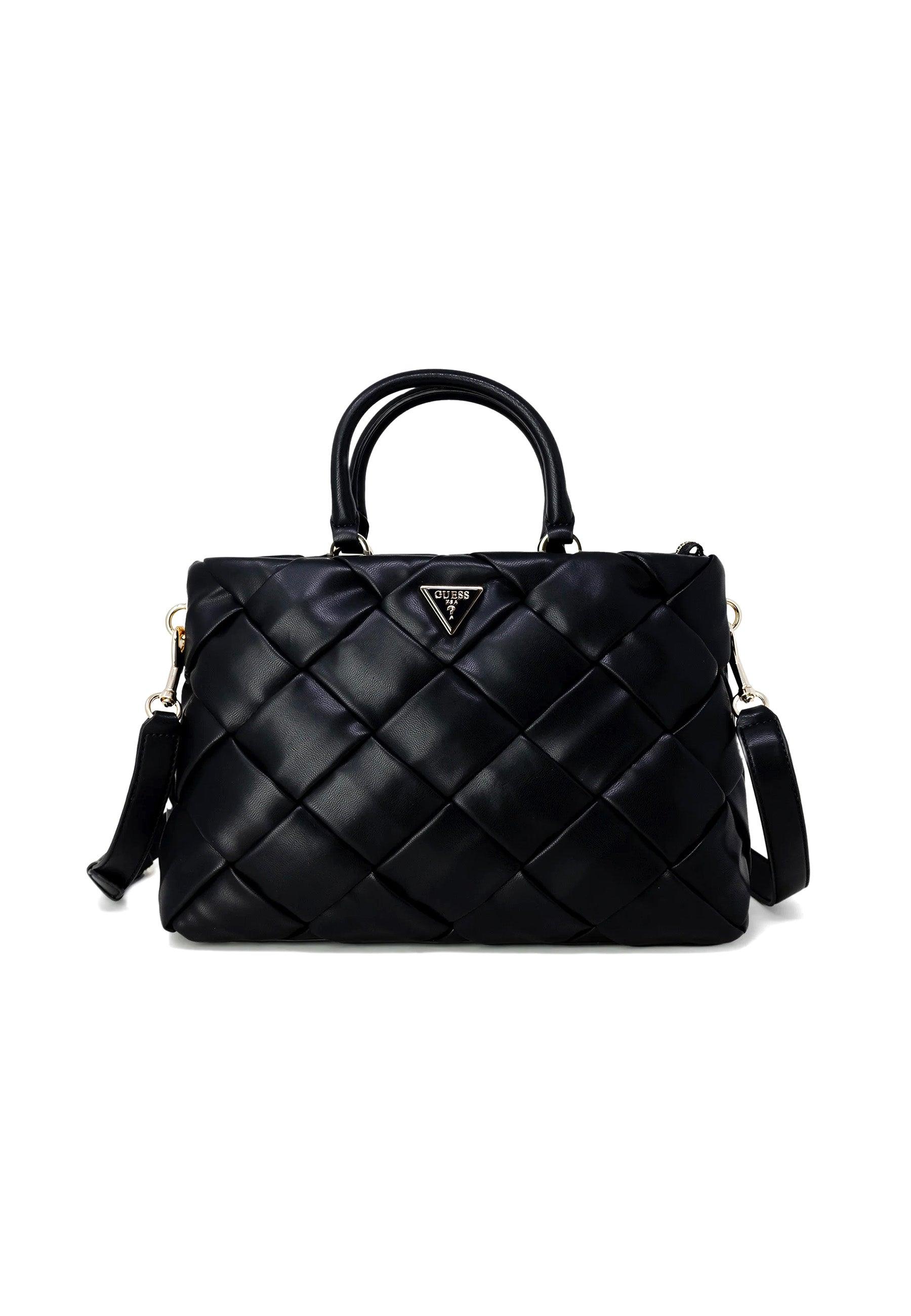 GUESS Zaina Borsa Girlfriend Satchel Black WG898606 - Sandrini Calzature e Abbigliamento