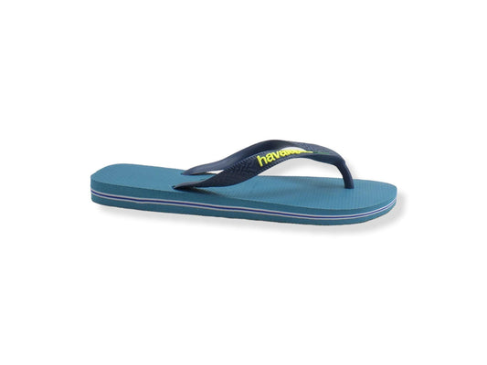 HAVAIANAS H Brasil Logo Infradito Donna Azzurro Nautical Blue 4110850 - Sandrini Calzature e Abbigliamento