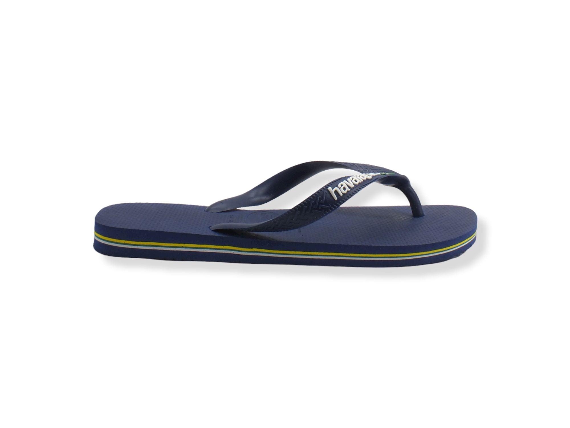 HAVAIANAS H Brasil Logo Infradito Donna Navy Blue 4110850 - Sandrini Calzature e Abbigliamento