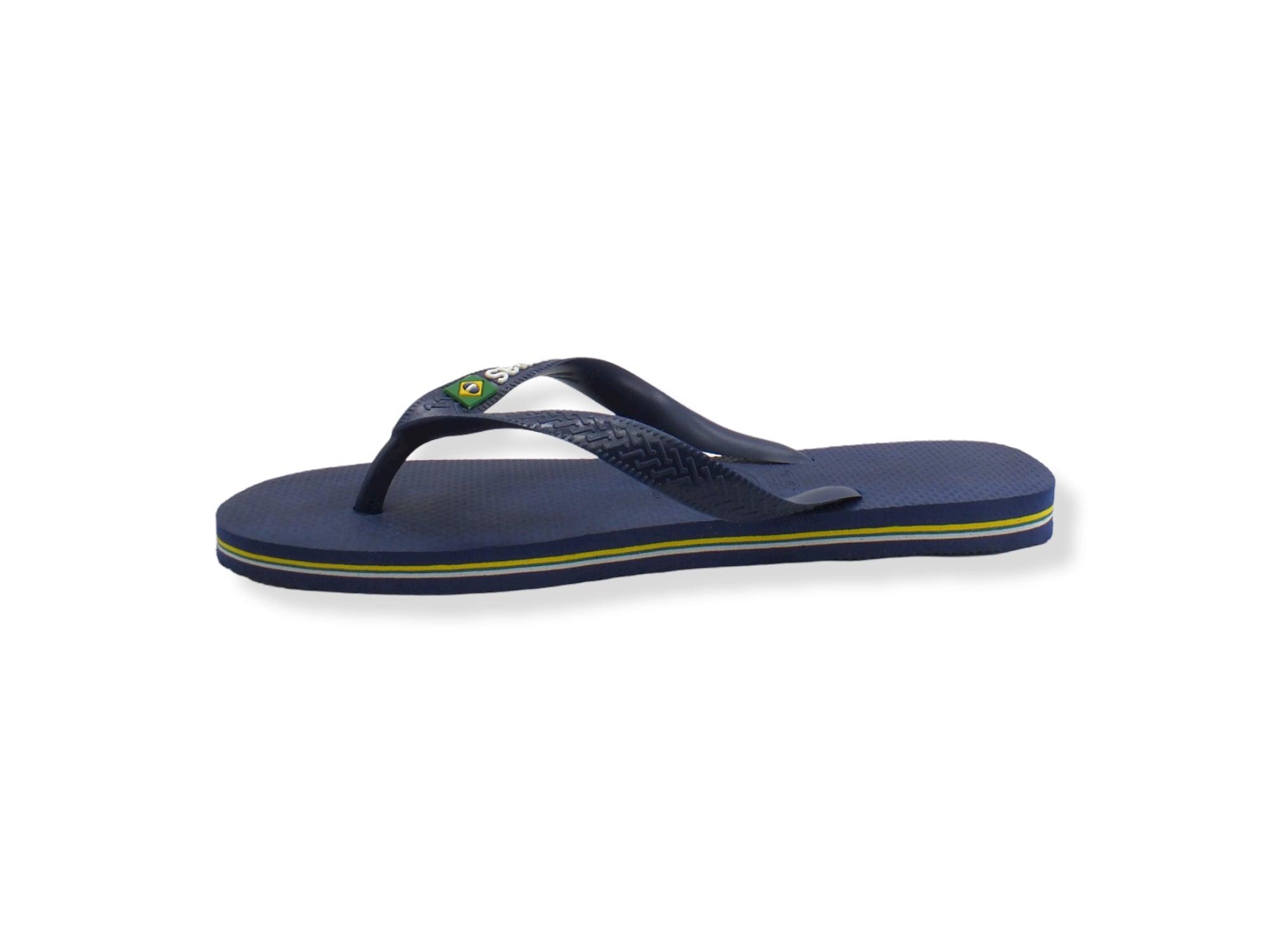 HAVAIANAS H Brasil Logo Infradito Donna Navy Blue 4110850 - Sandrini Calzature e Abbigliamento