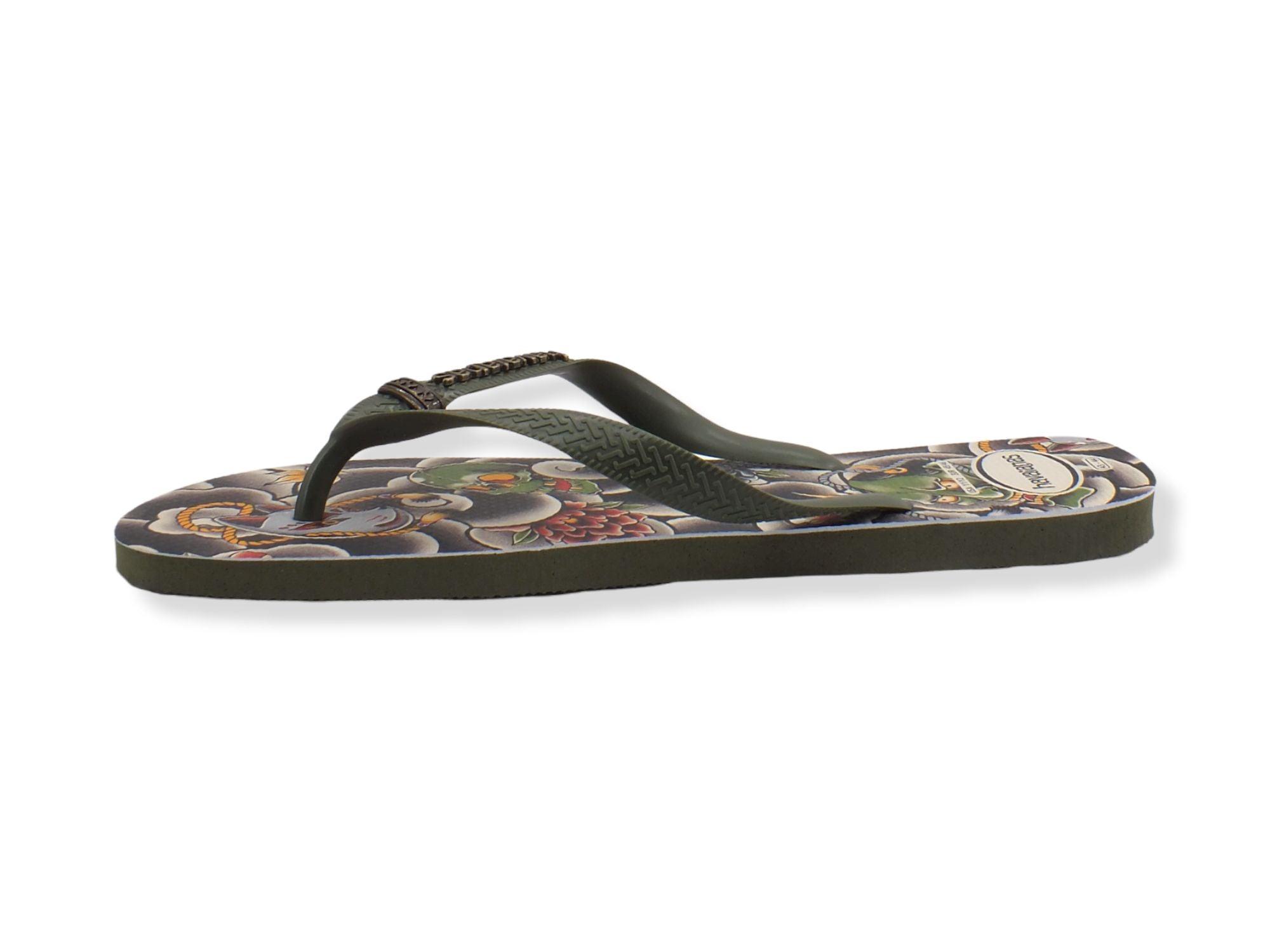 HAVAIANAS Hav Top Tribo Infratido Uomo Green 4144505 - Sandrini Calzature e Abbigliamento