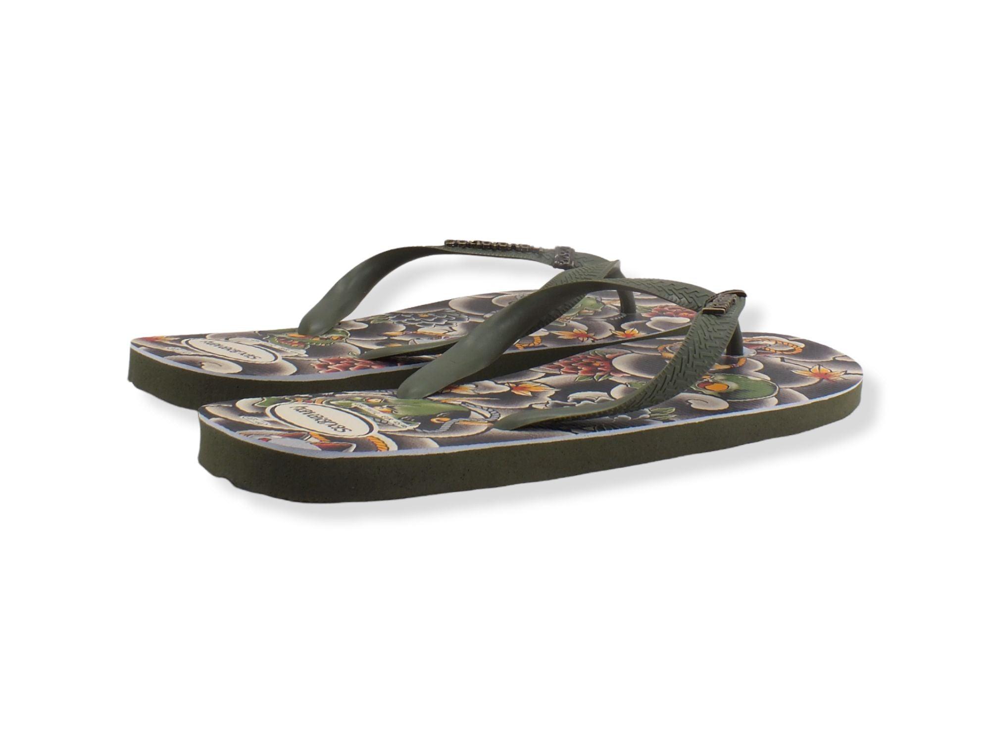 HAVAIANAS Hav Top Tribo Infratido Uomo Green 4144505 - Sandrini Calzature e Abbigliamento