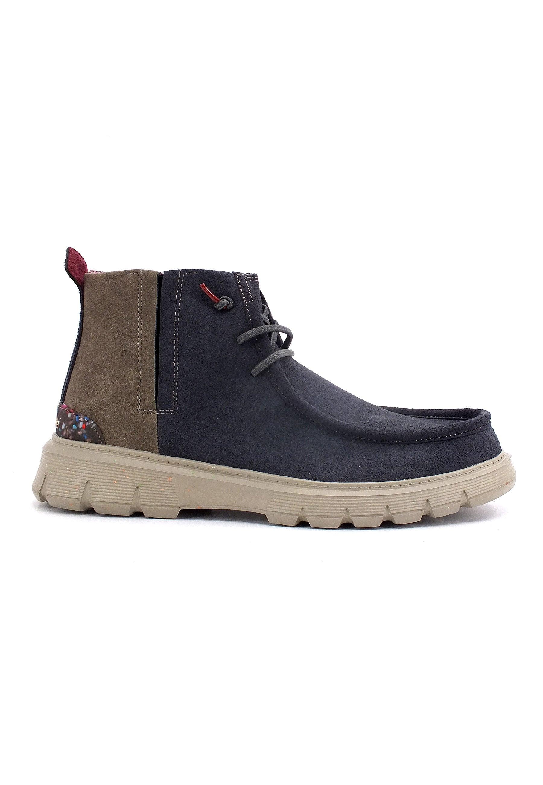 HEY DUDE Boris Eco Stivaletto Uomo Ocean Blu 112652680 - Sandrini Calzature e Abbigliamento
