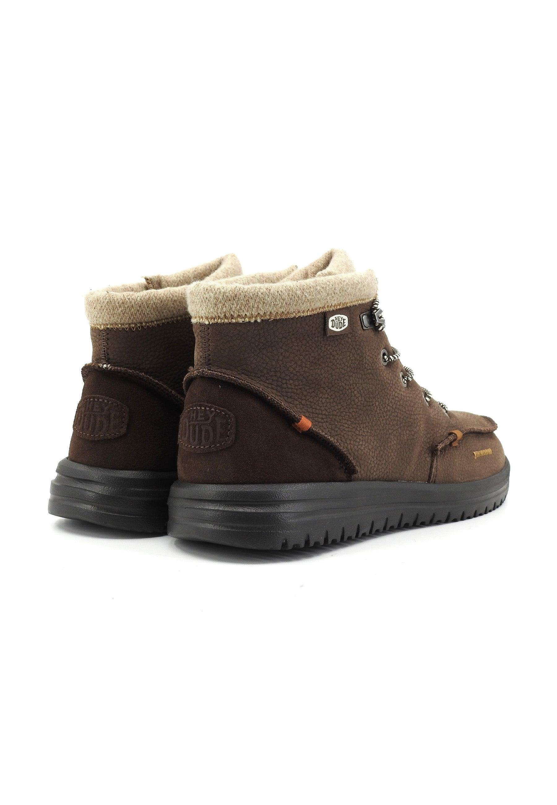 HEY DUDE Bradley Stivaletto Uomo Brown 40189-255 - Sandrini Calzature e Abbigliamento