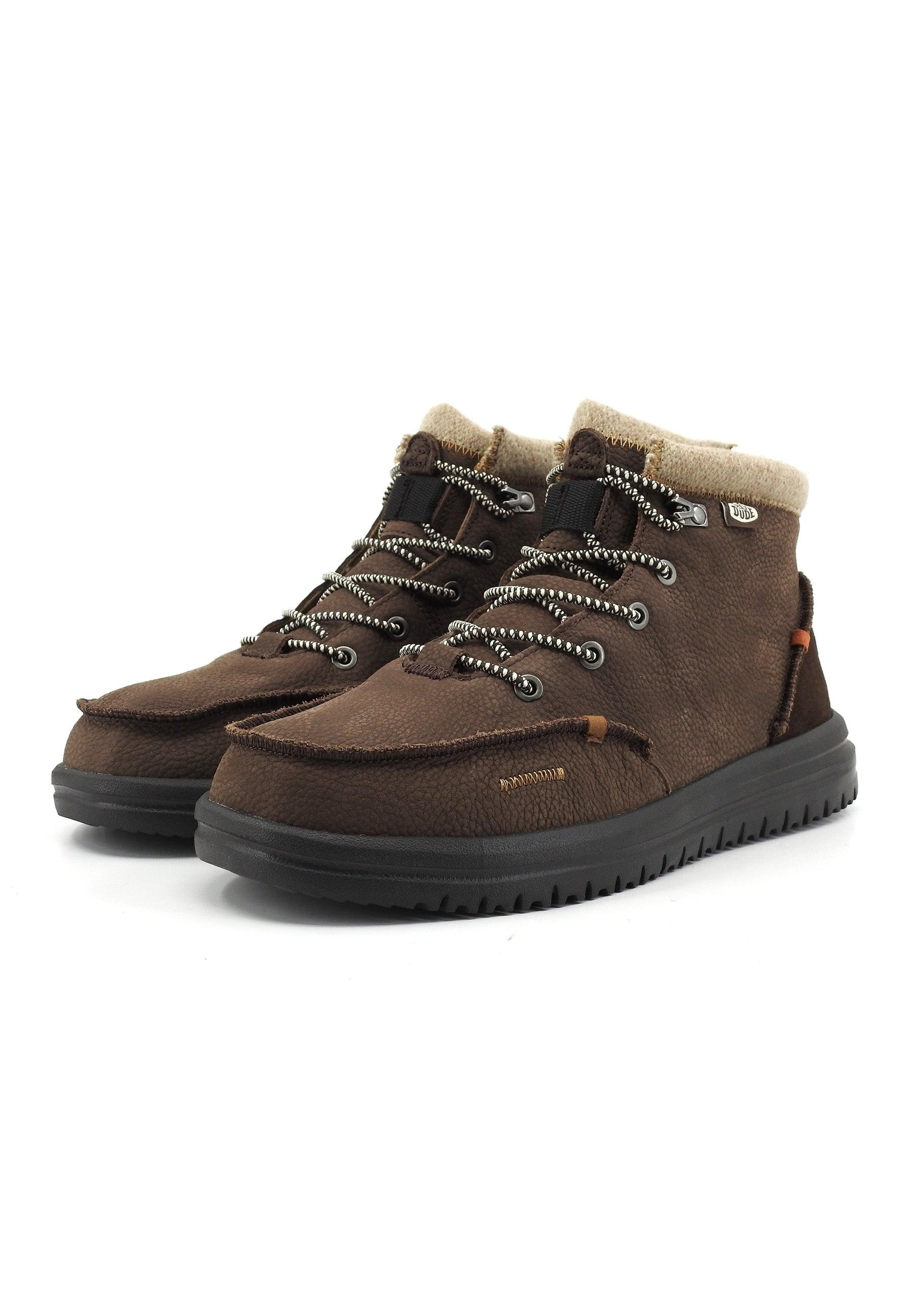 HEY DUDE Bradley Stivaletto Uomo Brown 40189-255 - Sandrini Calzature e Abbigliamento