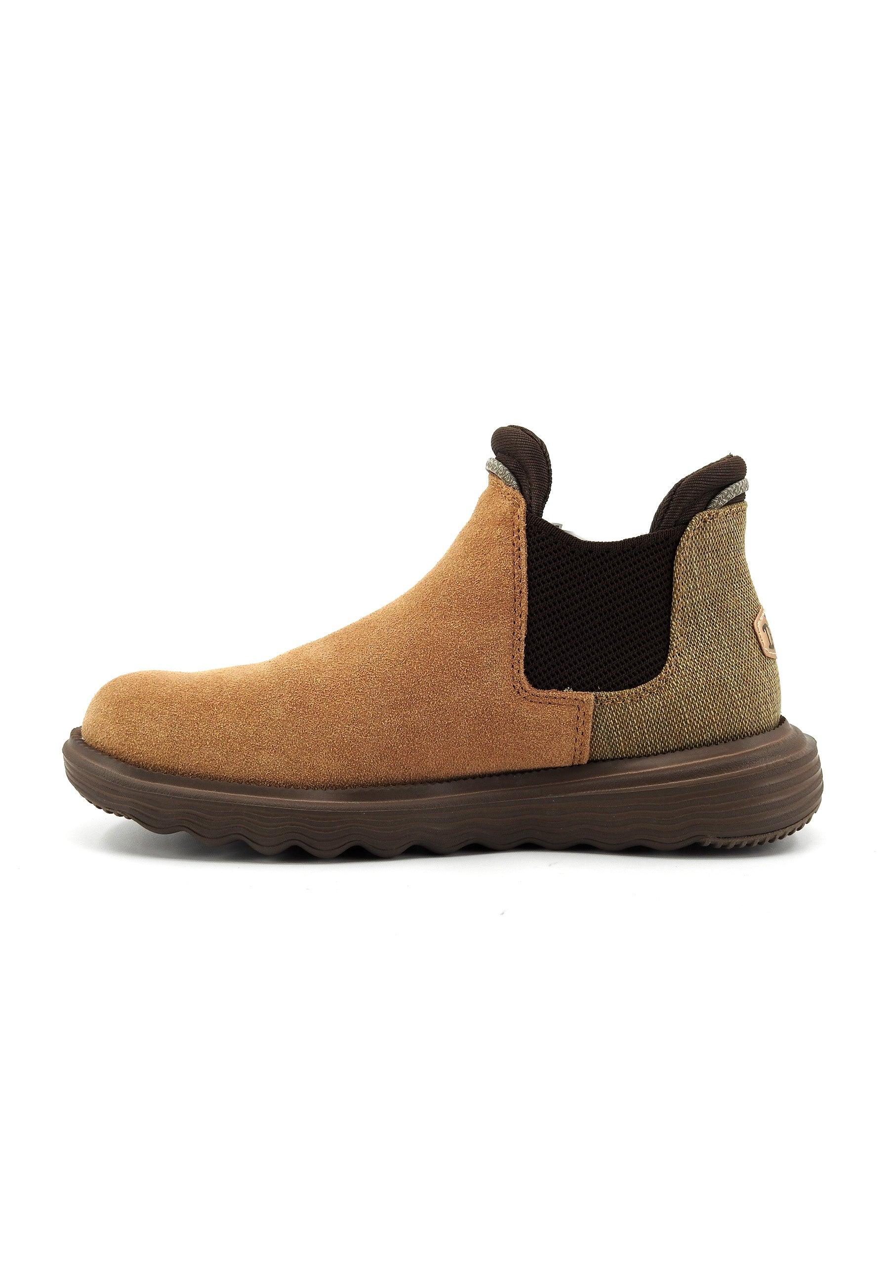 HEY DUDE Branson Stivaletto Polacco Donna Cognac Beige 40389-21N - Sandrini Calzature e Abbigliamento