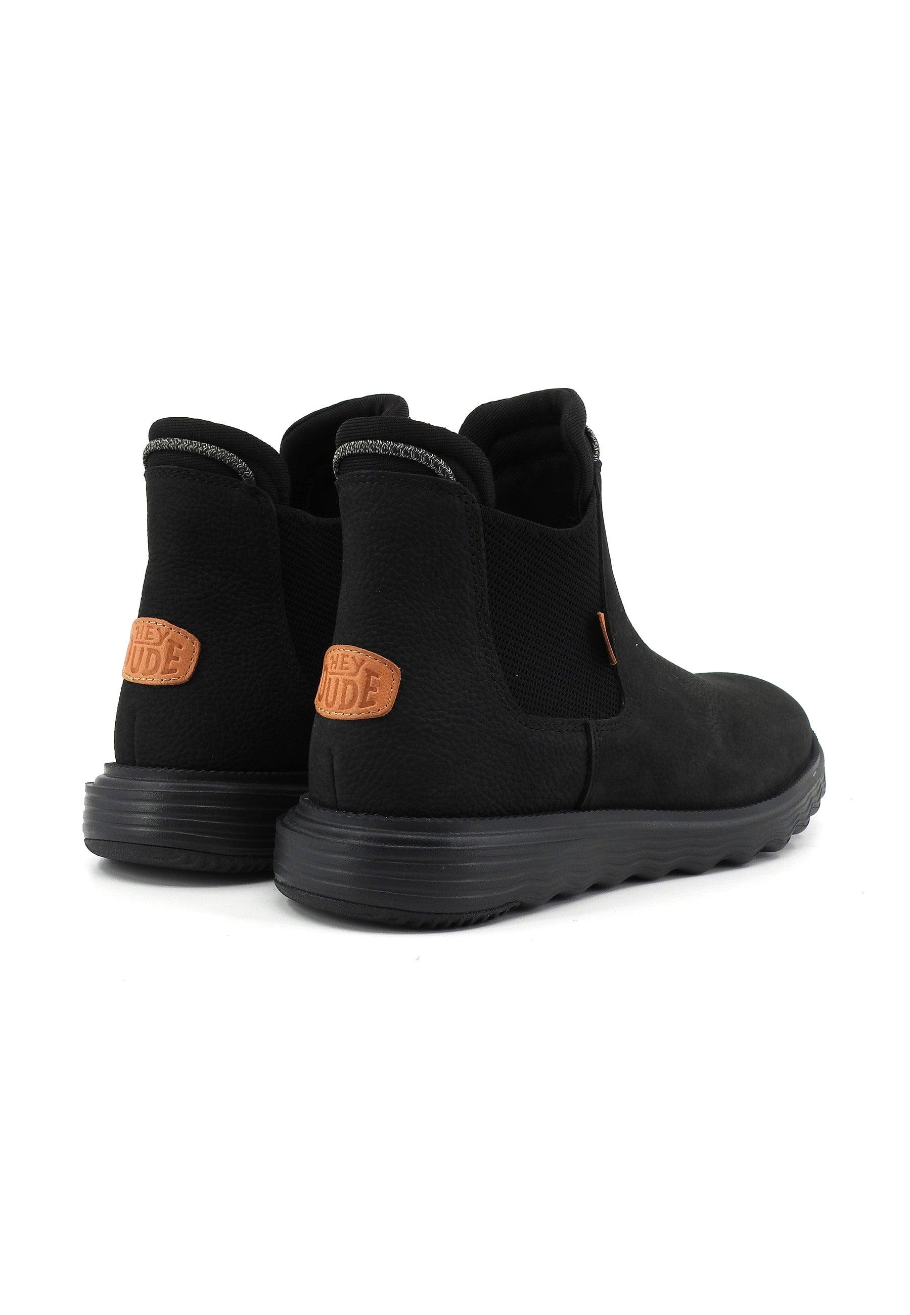 HEY DUDE Branson Stivaletto Polacco Uomo Black 40187-001 - Sandrini Calzature e Abbigliamento
