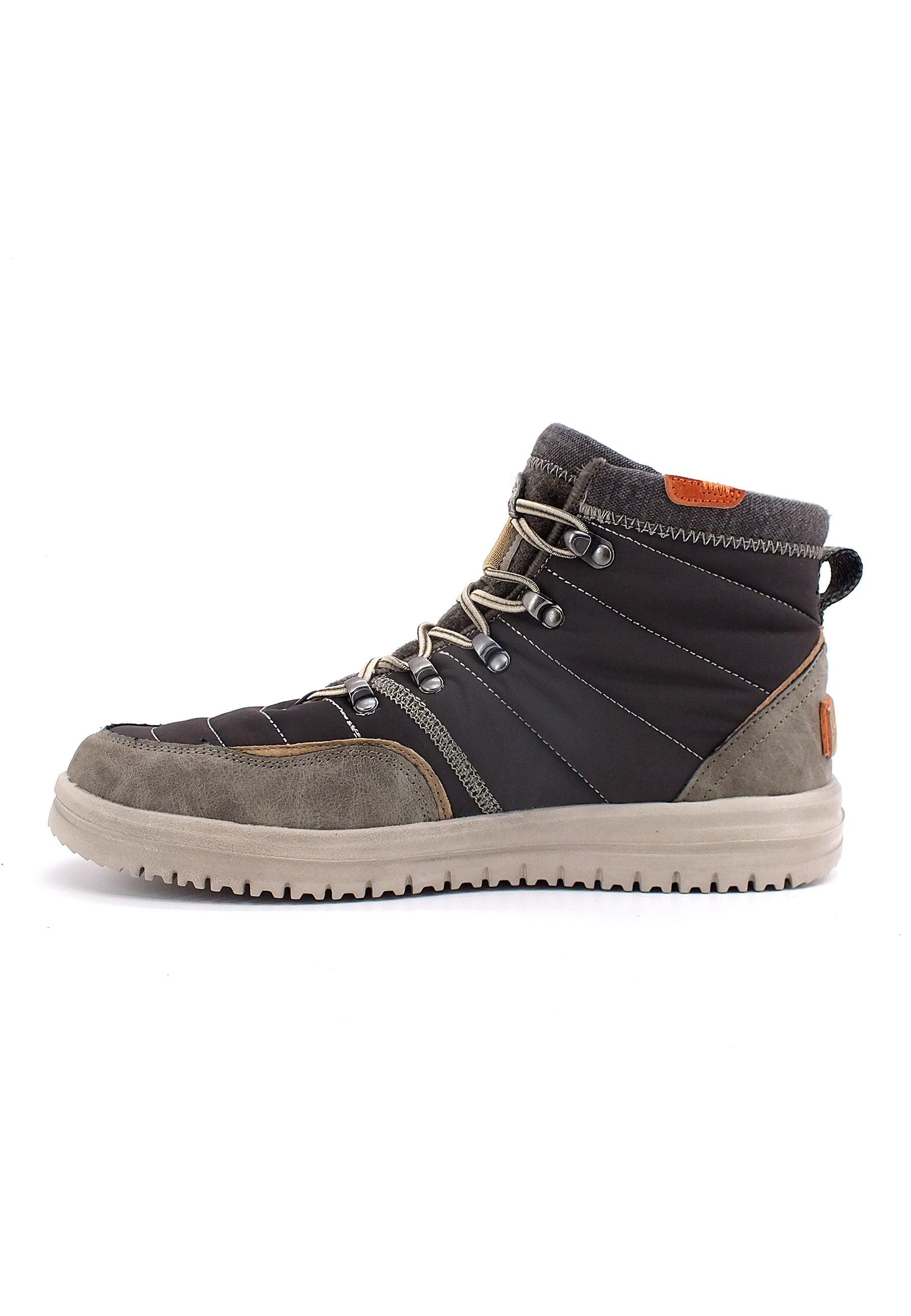 HEY DUDE Charlie Stivaletto Nero Carbon 113334301 - Sandrini Calzature e Abbigliamento