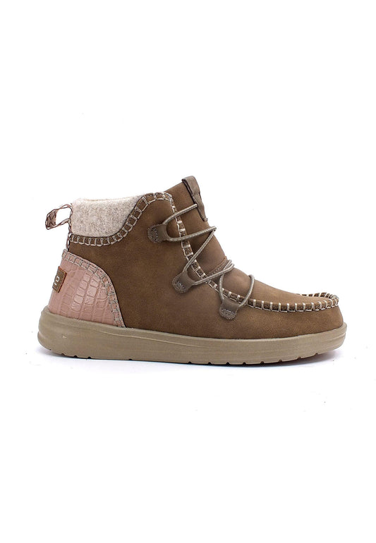 HEY DUDE Eloise Stivaletto Donna Brown 121891632 - Sandrini Calzature e Abbigliamento