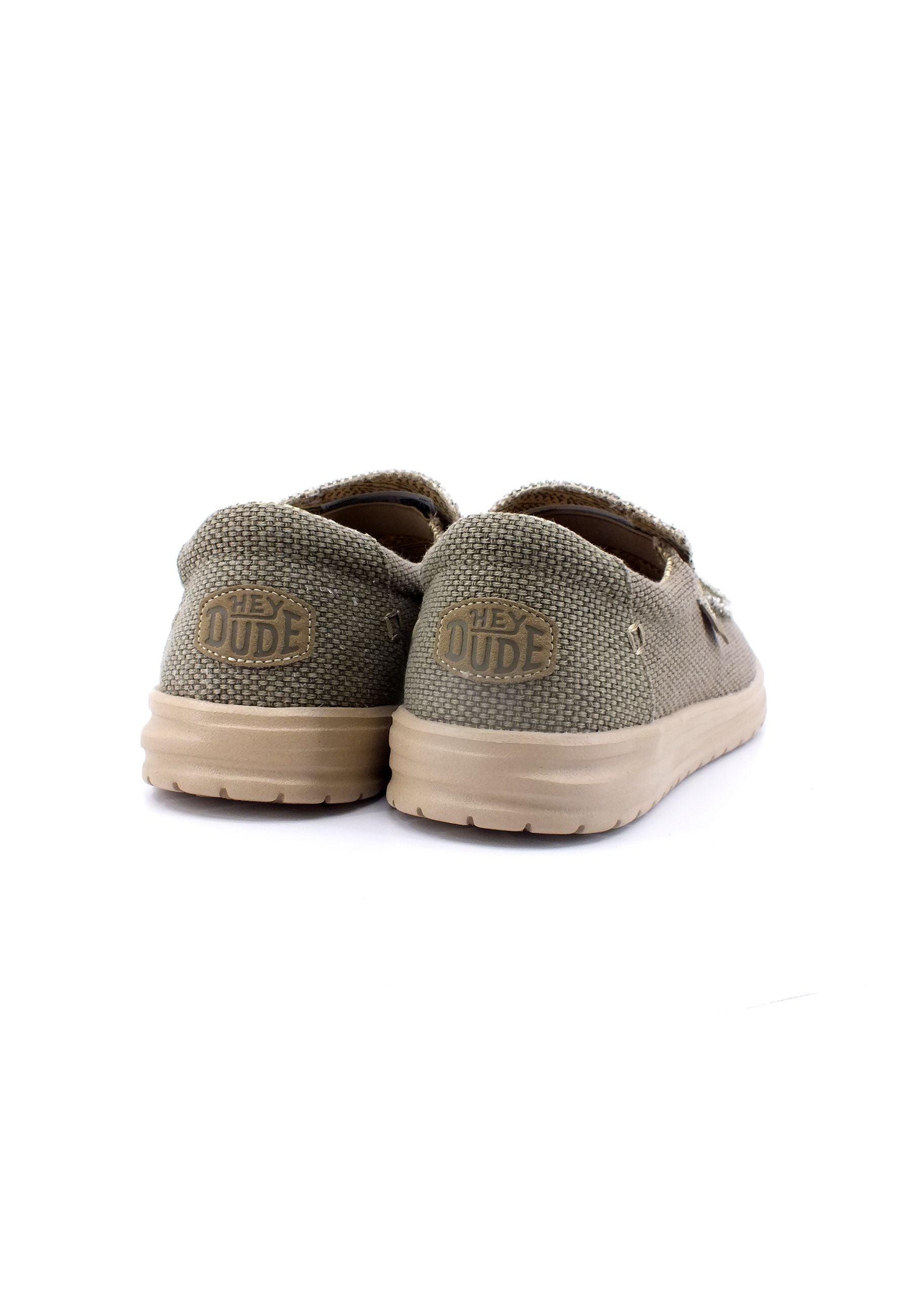 HEY DUDE Mikka Braided Mocassino Uomo Army 40124-3VE - Sandrini Calzature e Abbigliamento