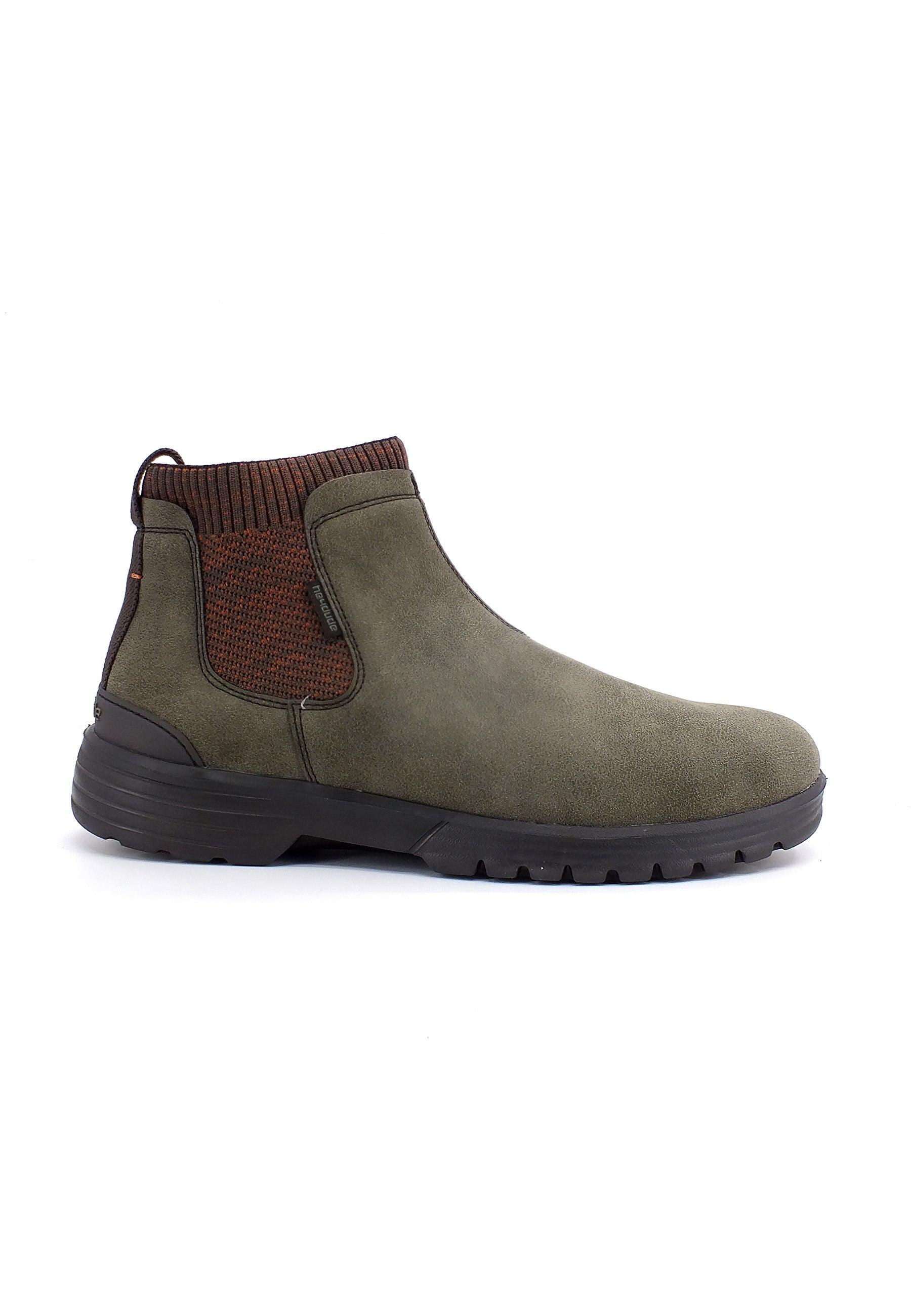 HEY DUDE Scoot Grip Stivaletto Polacco Uomo Verde Khaki 113311001 - Sandrini Calzature e Abbigliamento