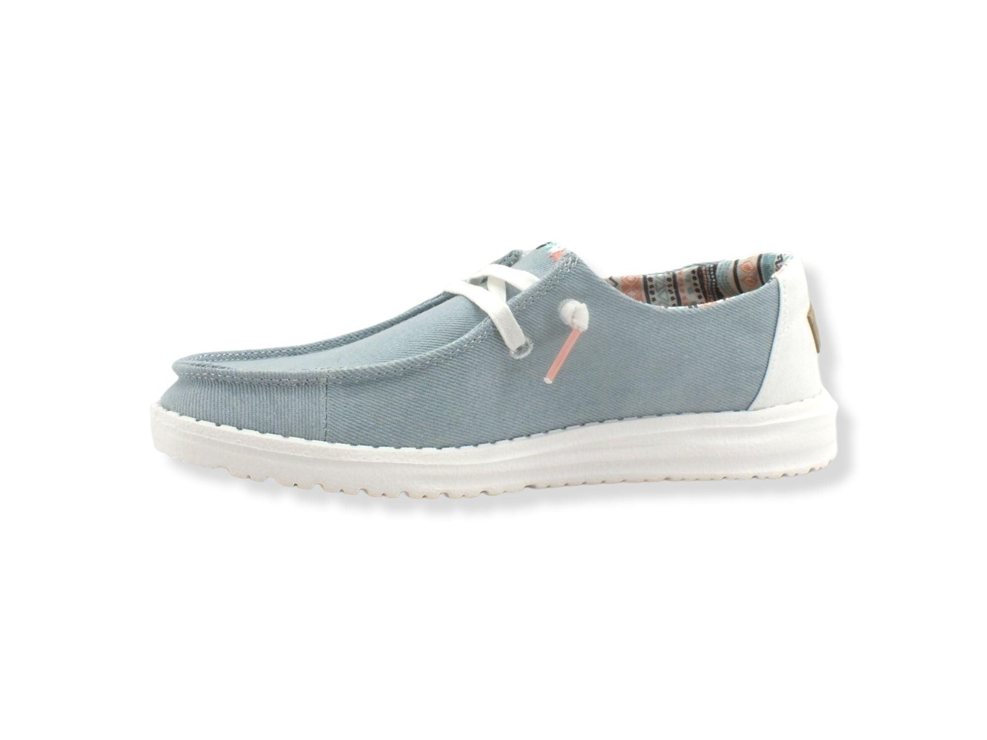 HEY DUDE Sneaker Donna Wendy Scarpa Vela Boho Lt Denim 121412412 - Sandrini Calzature e Abbigliamento