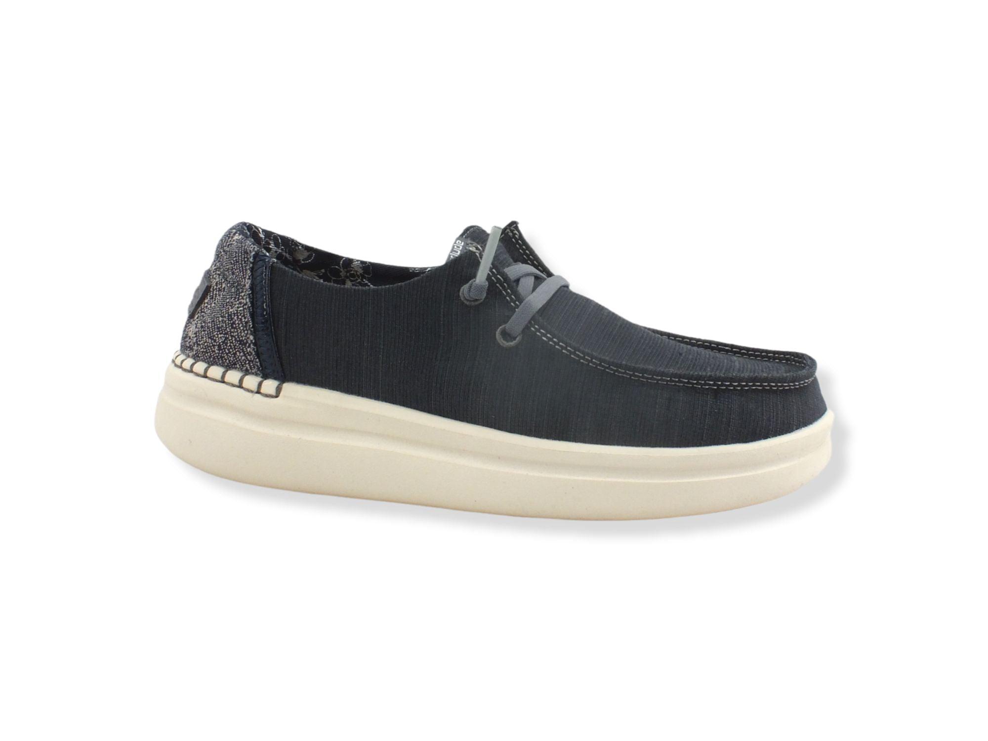 HEY DUDE Sneaker Donna Wendy Scarpa Vela Graphite Blue 121942725 - Sandrini Calzature e Abbigliamento