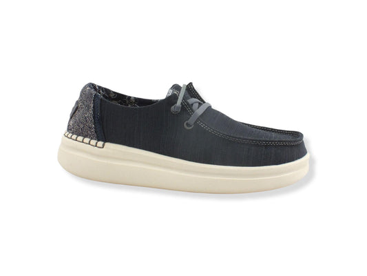 HEY DUDE Sneaker Donna Wendy Scarpa Vela Graphite Blue 121942725 - Sandrini Calzature e Abbigliamento