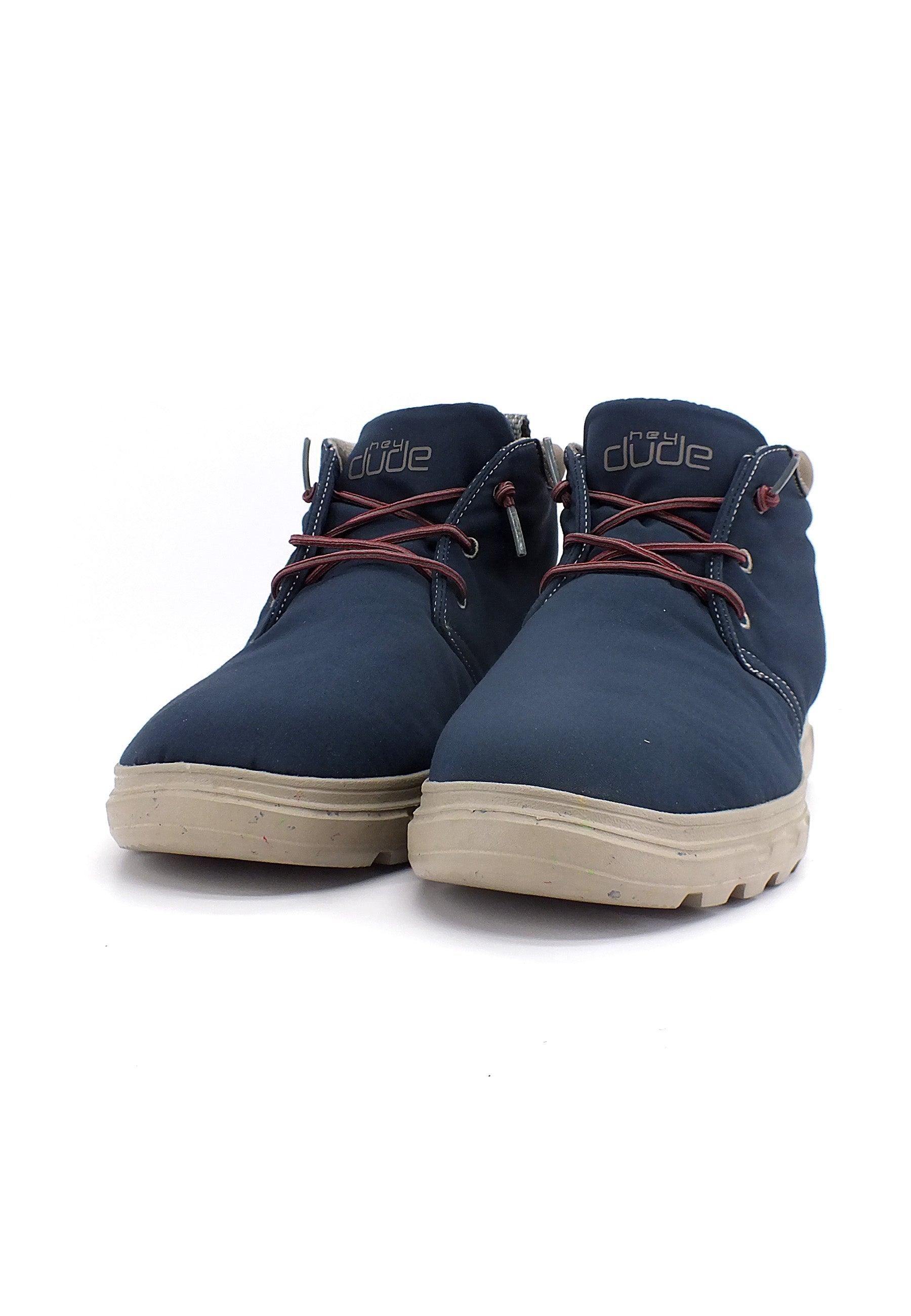 HEY DUDE Spencer Eco Stivaletto Uomo Blu Indigo 112685700 - Sandrini Calzature e Abbigliamento