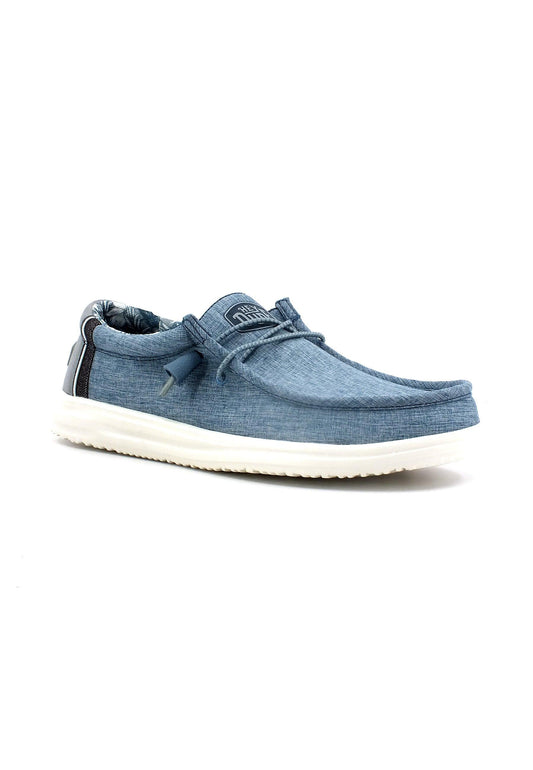 HEY DUDE Wally Sneaker Vela Uomo Overcast 40013-4MU - Sandrini Calzature e Abbigliamento