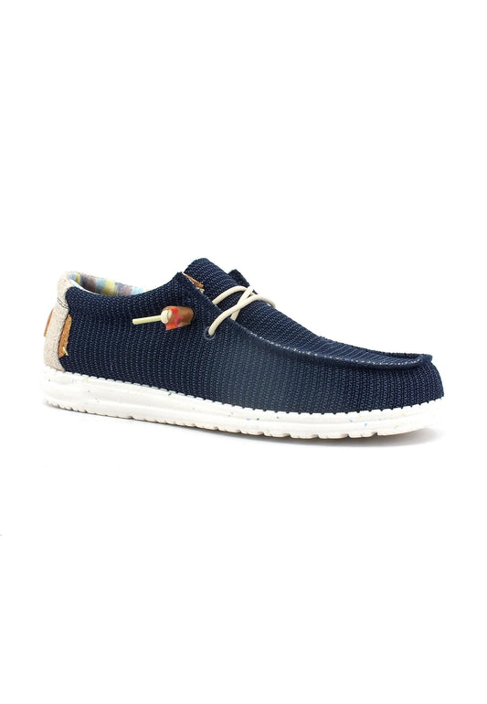 HEY DUDE Wally Stretch Sneaker Vela Orion Blue 40008-4MT - Sandrini Calzature e Abbigliamento