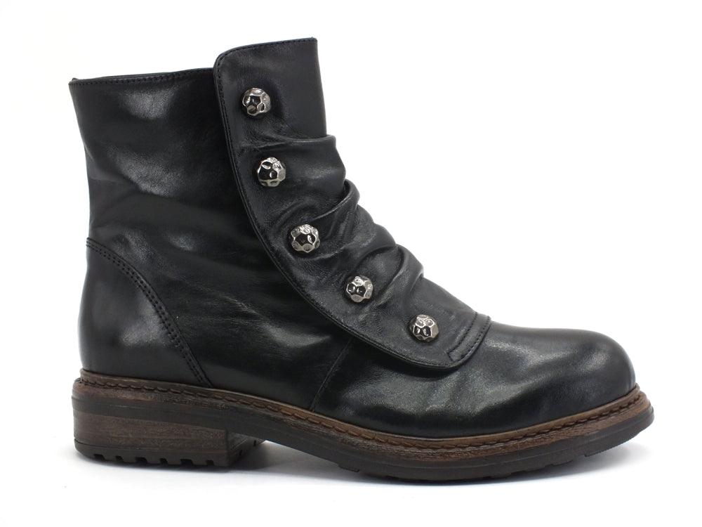 JIUDIT Stivaletto Biker Borchie Nero I2023 - Sandrini Calzature e Abbigliamento