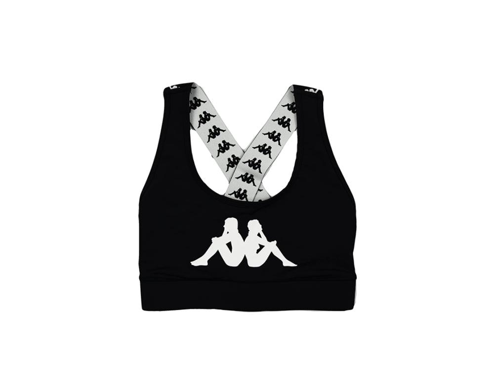 KAPPA 222 Banda Camyl Top Black White Antique 304S670 - Sandrini Calzature e Abbigliamento