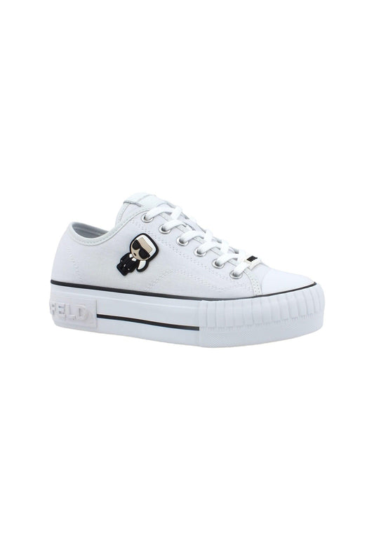 KARL LAGERFELD Kampus Max Sneaker Donna White KL60410 - Sandrini Calzature e Abbigliamento