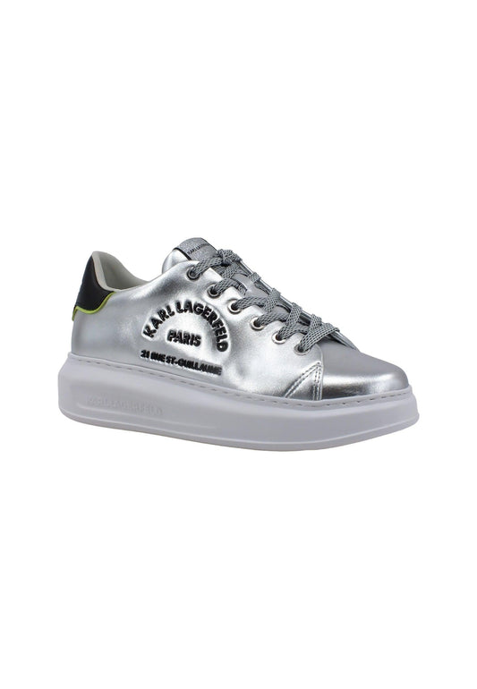 KARL LAGERFELD Kapri Metal Maison Sneaker Donna Silver KL62539D - Sandrini Calzature e Abbigliamento